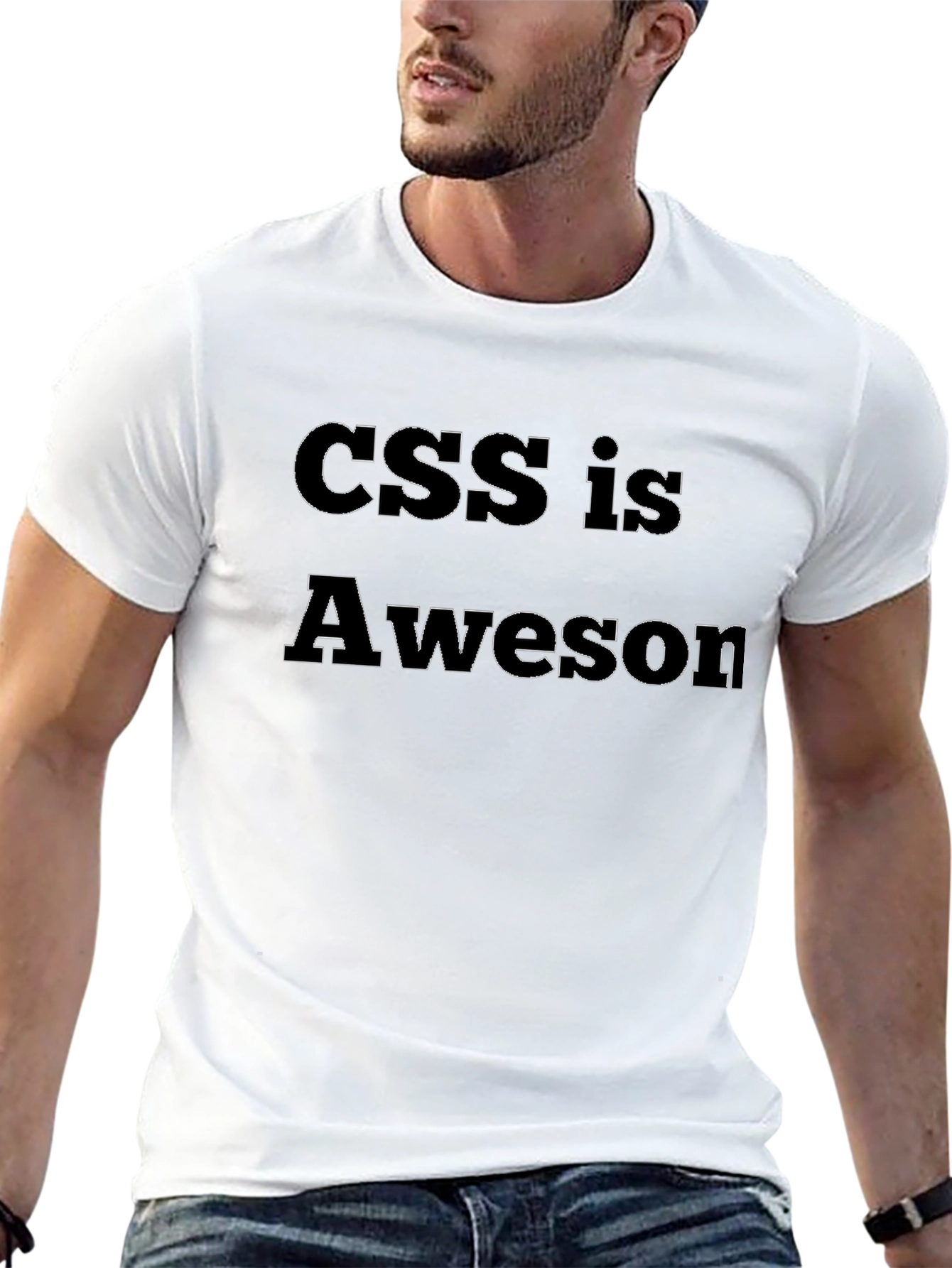CSS is Awesome - Black Graphic Tee