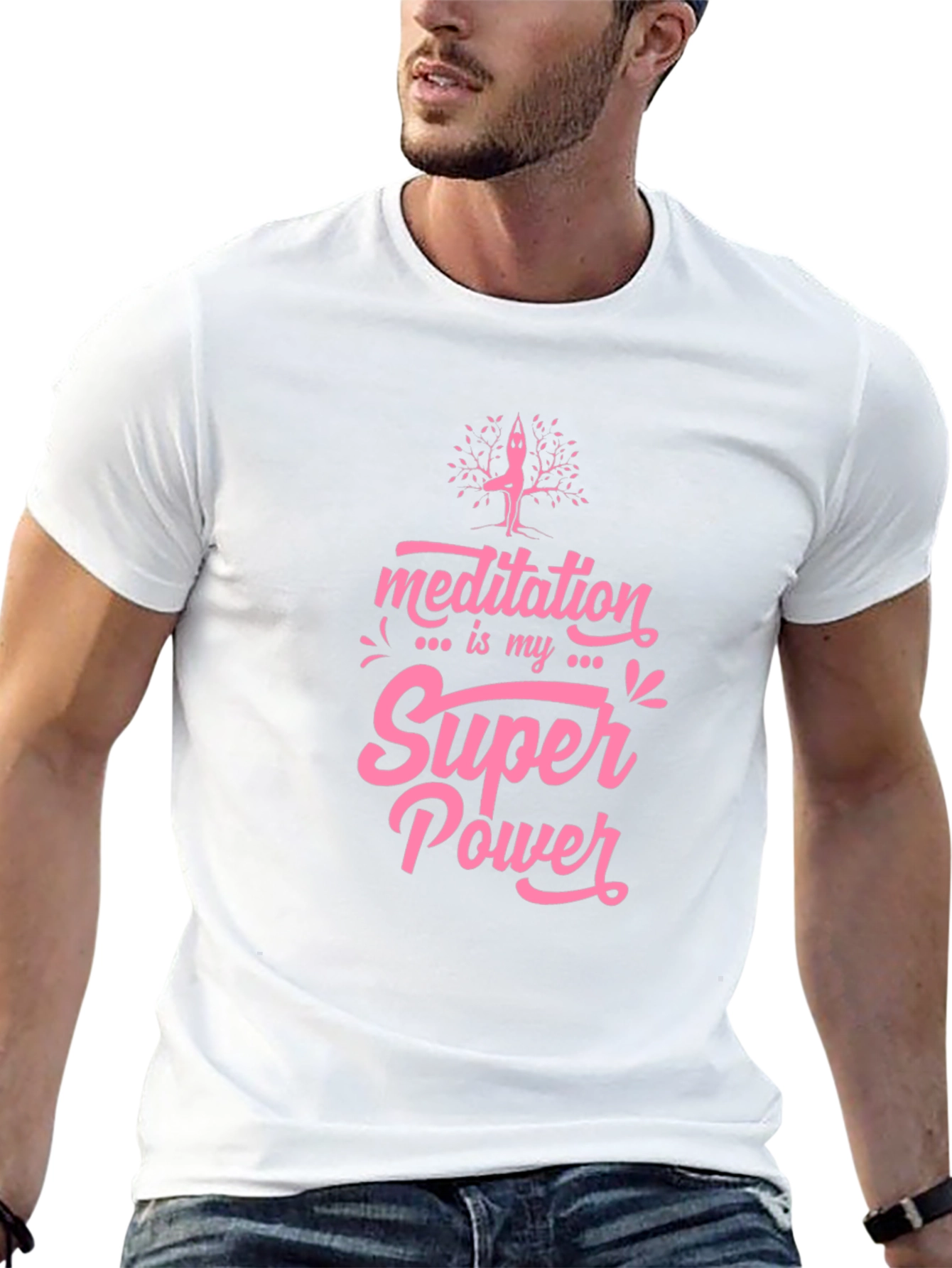 Meditation is My Super Power Graphic Tee