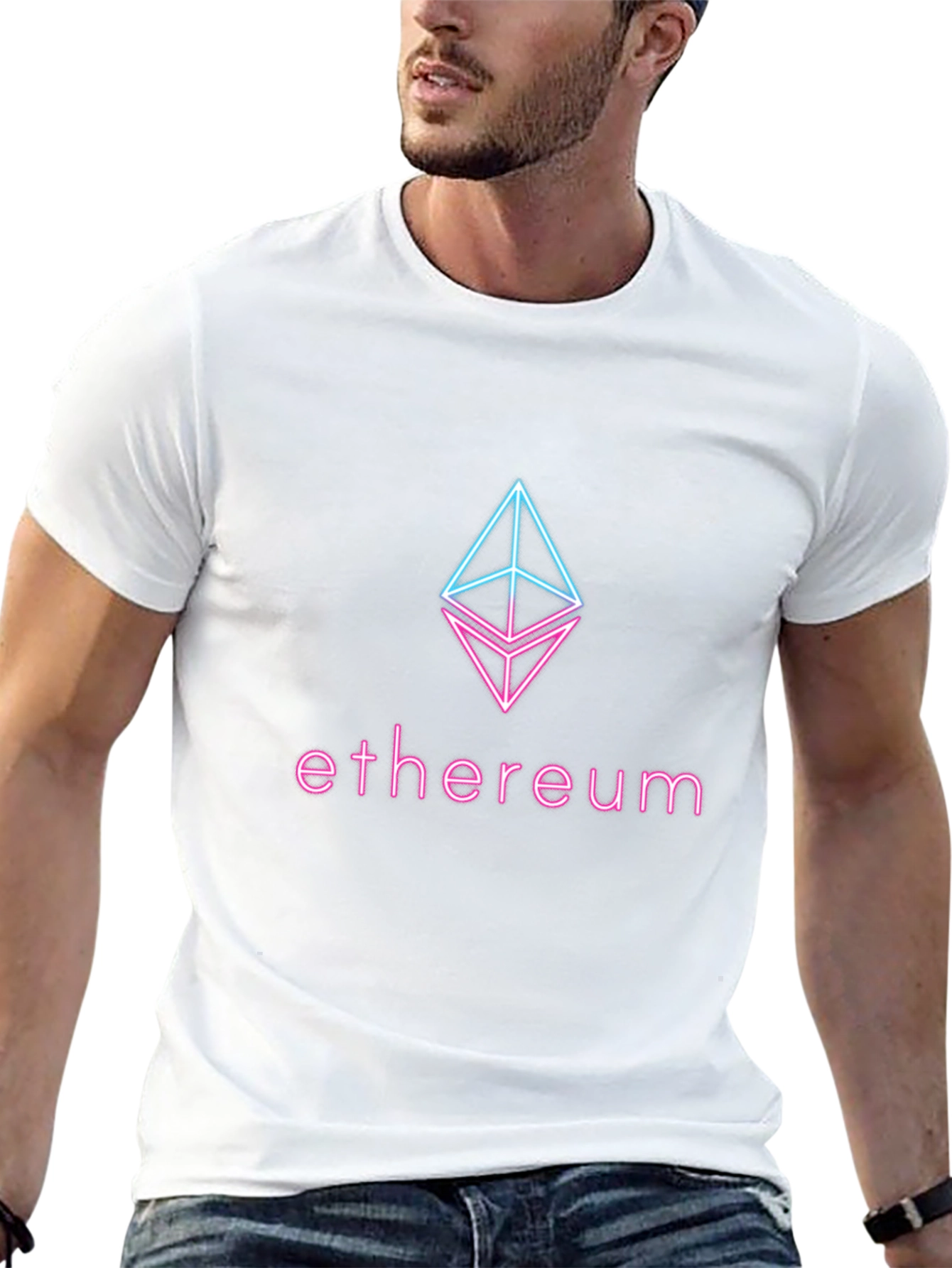 Ethereum Crypto Logo T-Shirt - Black