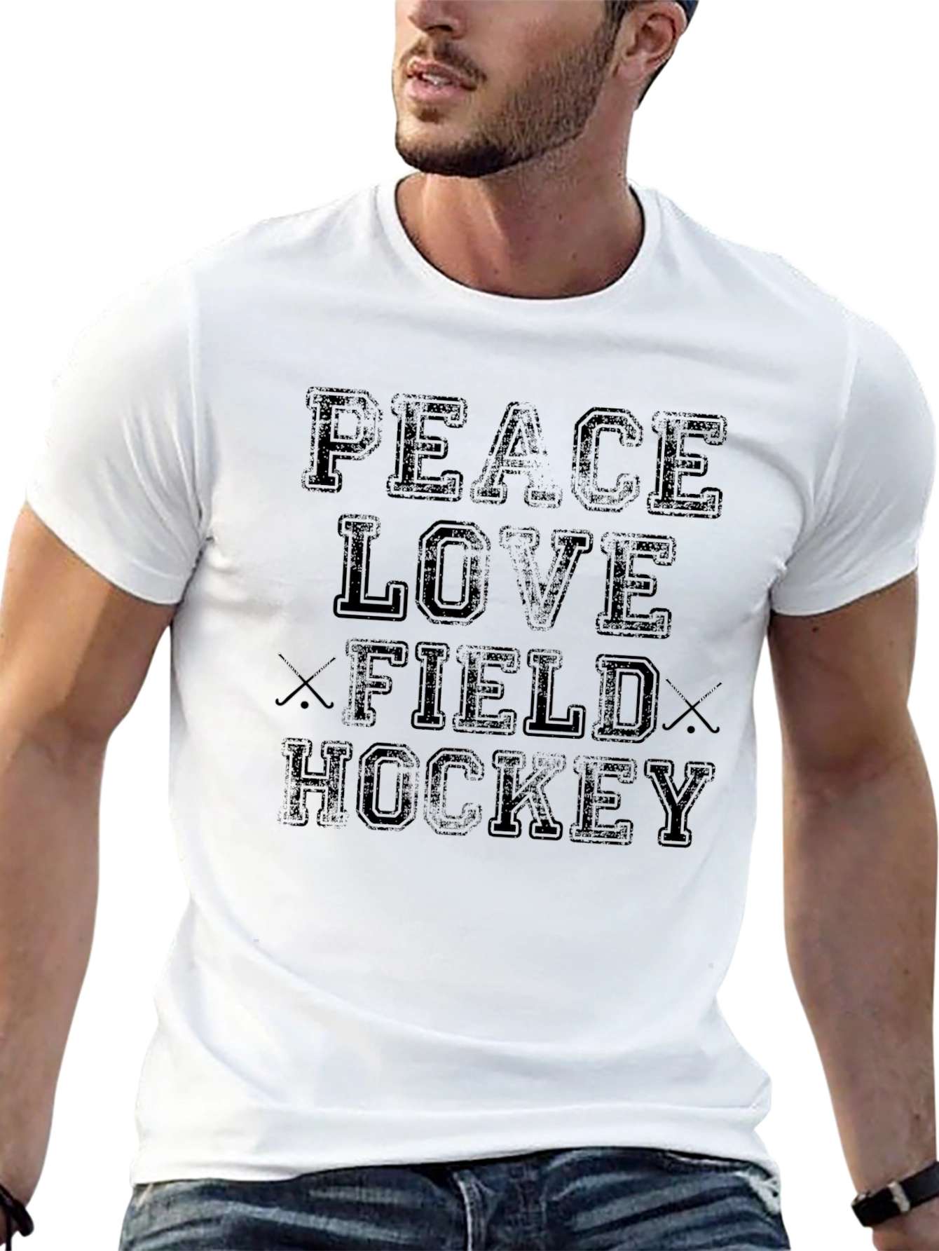 Peace Love Field Hockey T-Shirt