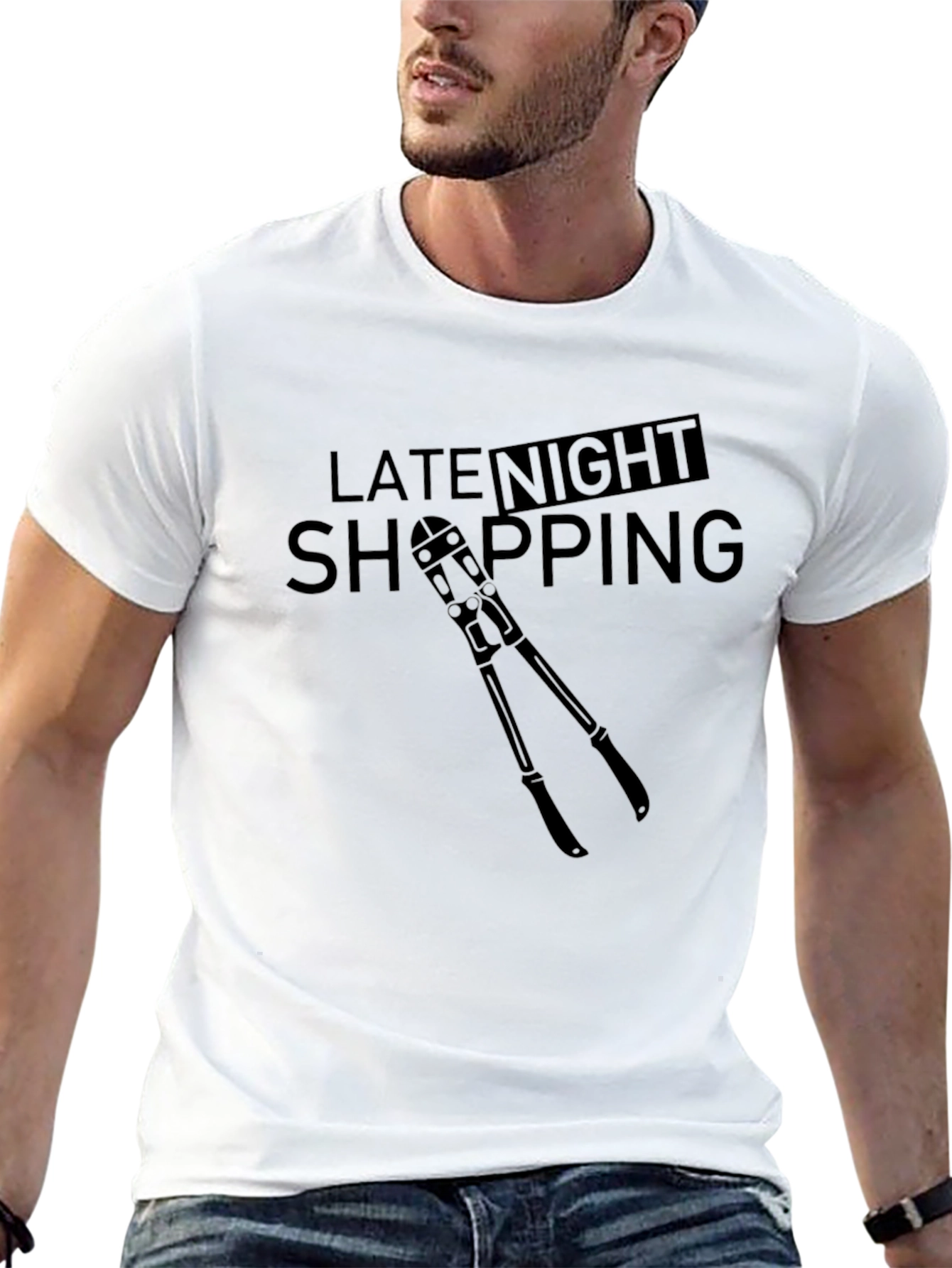 Late Night Shopping Tee
