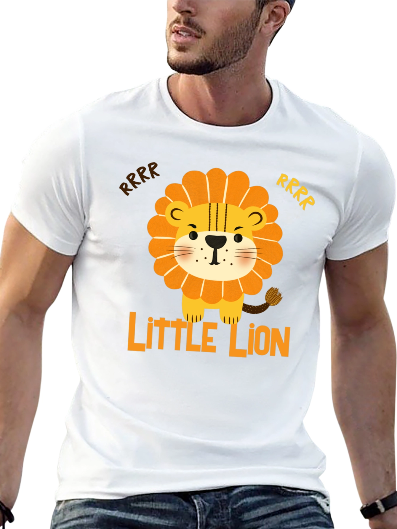 Little Lion Graphic Print T-Shirt