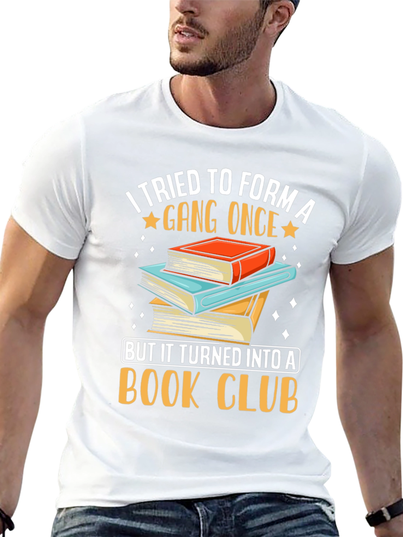 Funny Book Club T-Shirt Gang Turned Book Club Tee