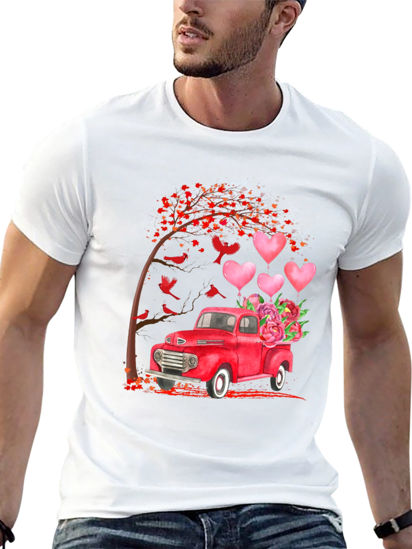 Red Truck Love T-Shirt