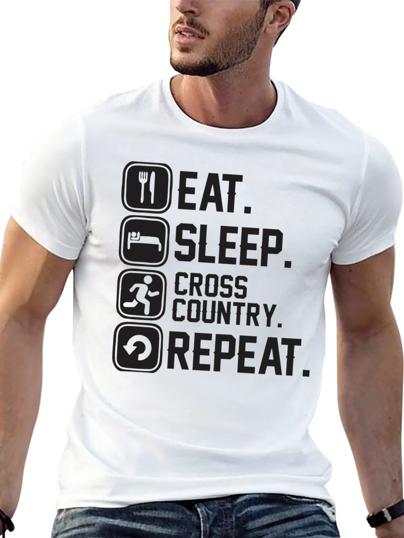 Eat Sleep Cross Country Repeat T-Shirt
