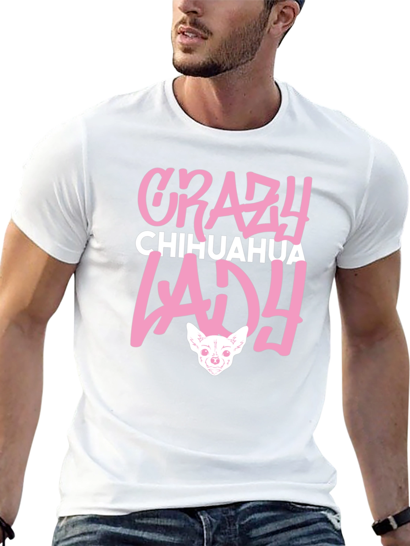 Crazy Chihuahua Lady T-Shirt - Funny Dog Lover Tee