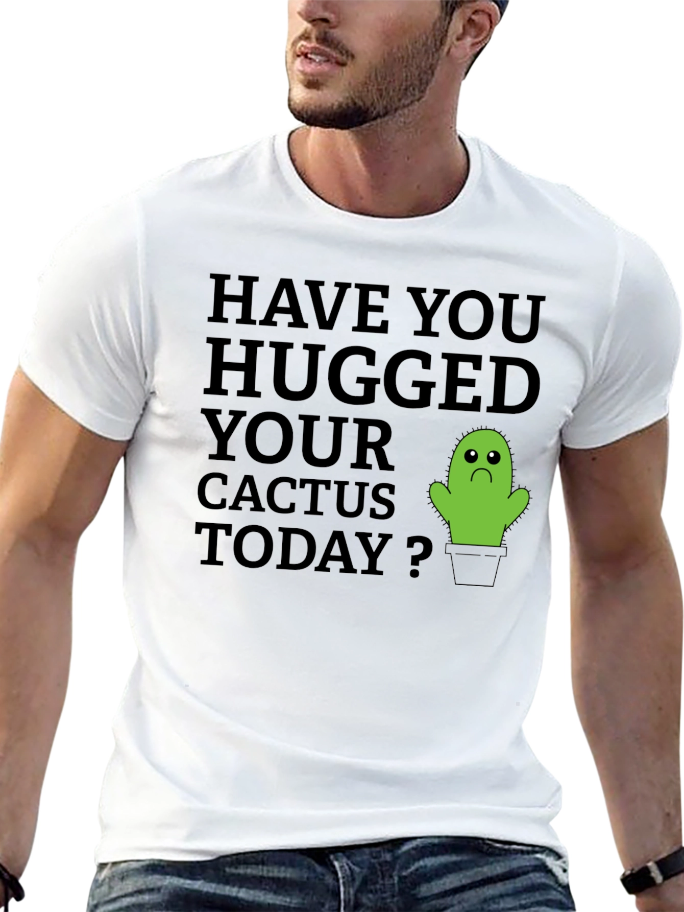 Hug Your Cactus T-Shirt - Soft Cotton Tee