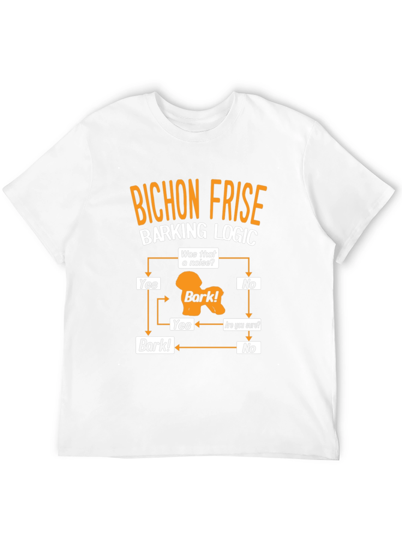 Bichon Frise Barking Logic T-Shirt