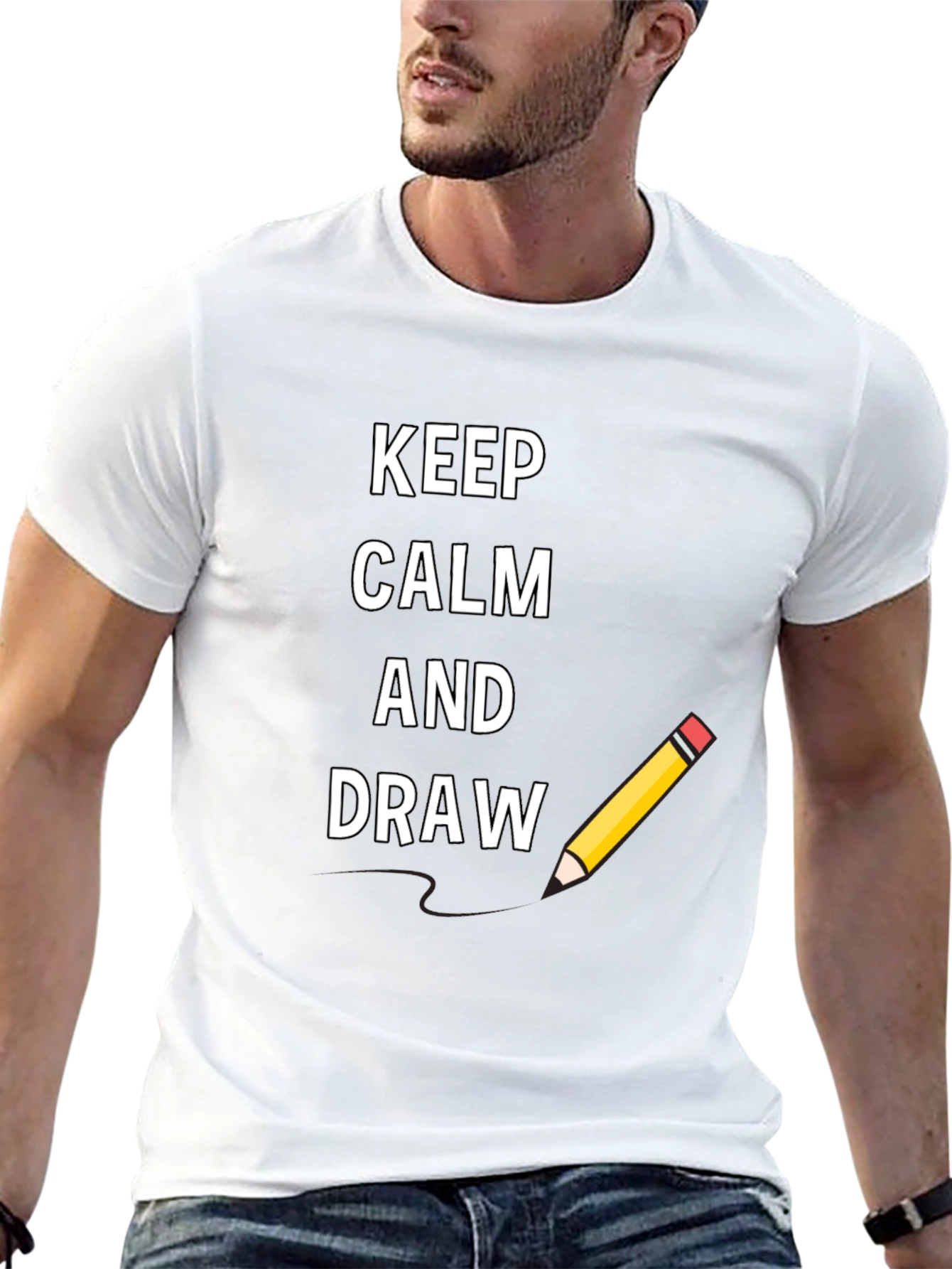 Keep Calm and Draw T-Shirt - Artist Apparel