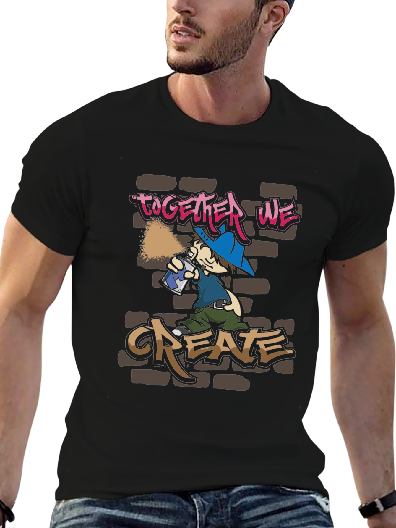 Together We Create Graffiti Art T-Shirt