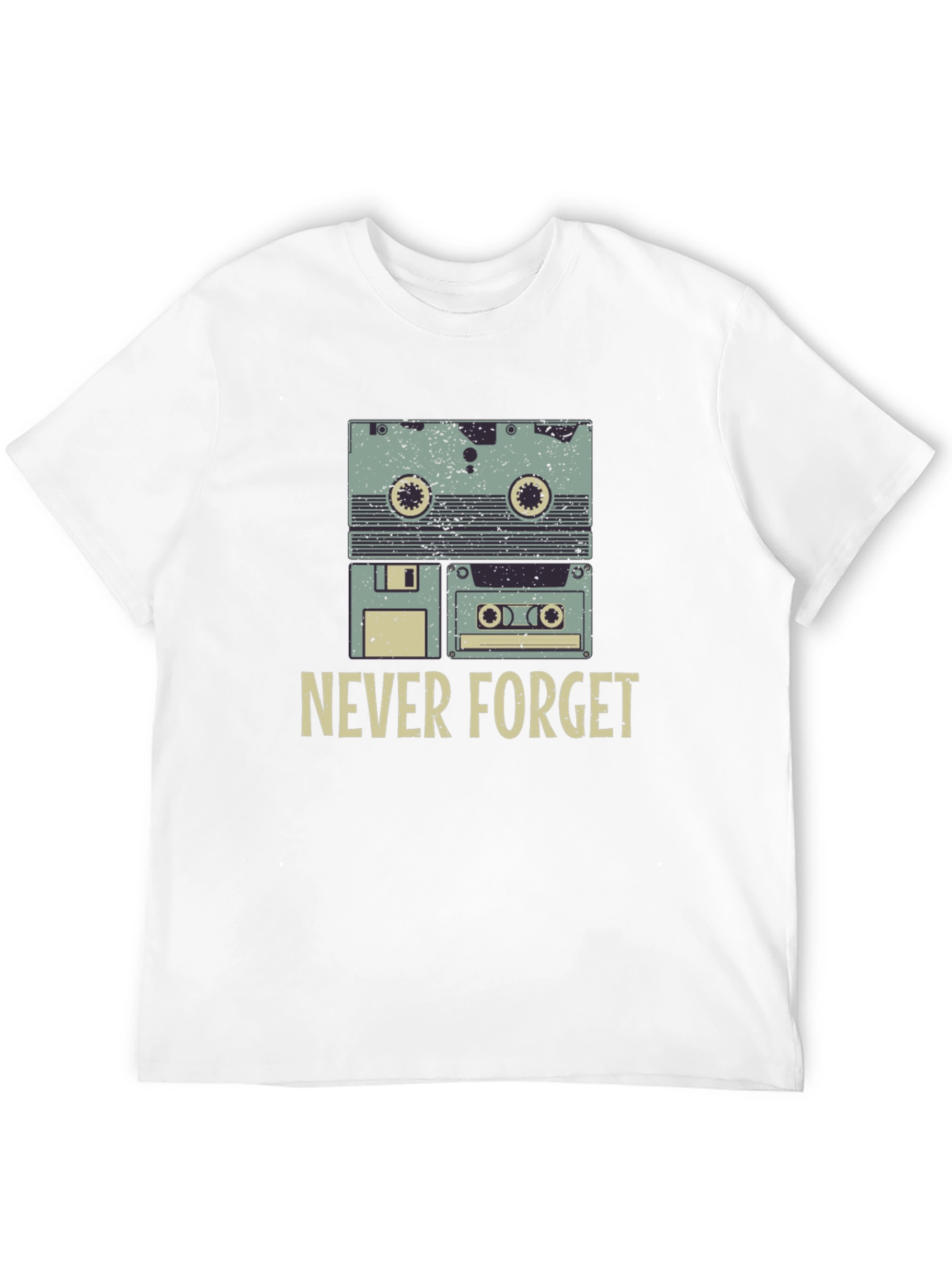 Retro Cassette Never Forget T-Shirt