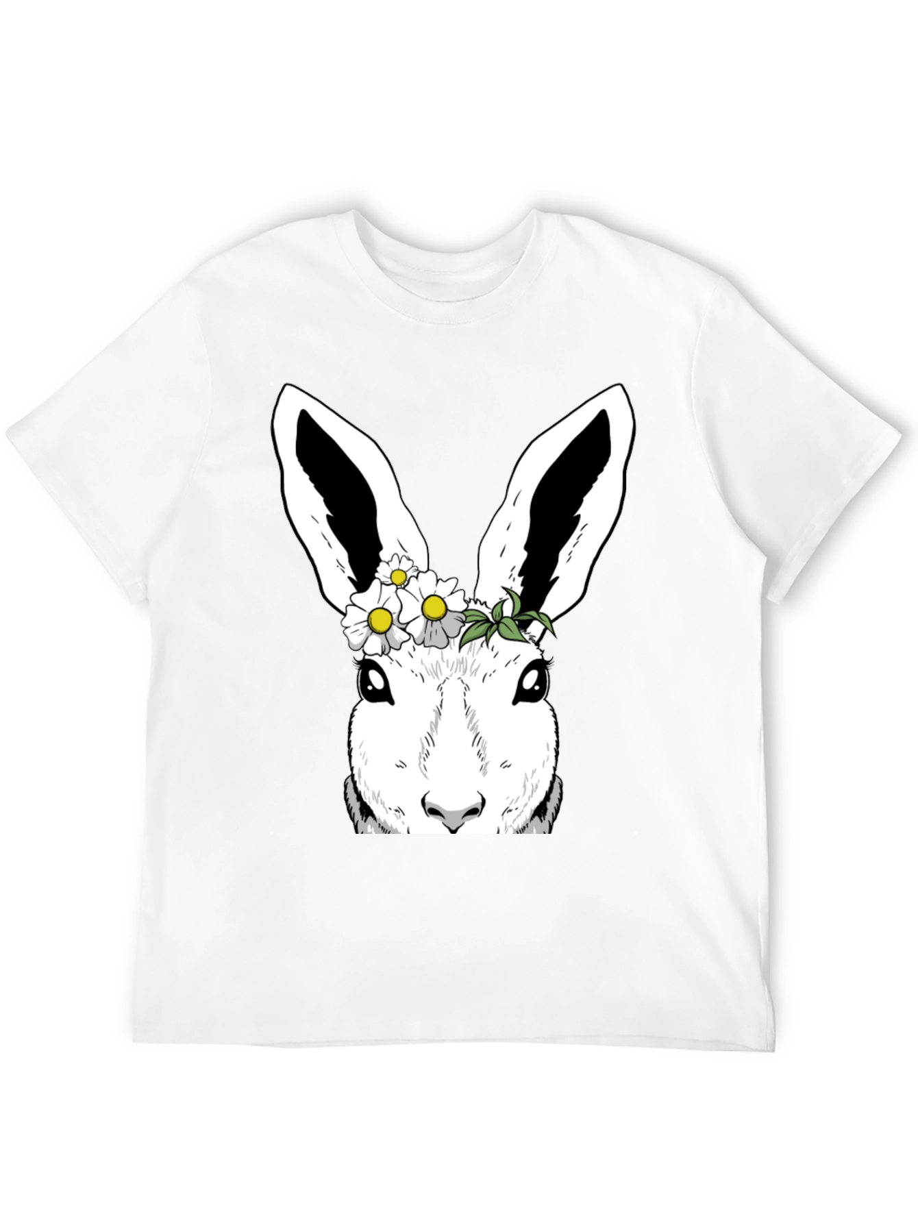 Bunny Flower Crown Graphic Tee
