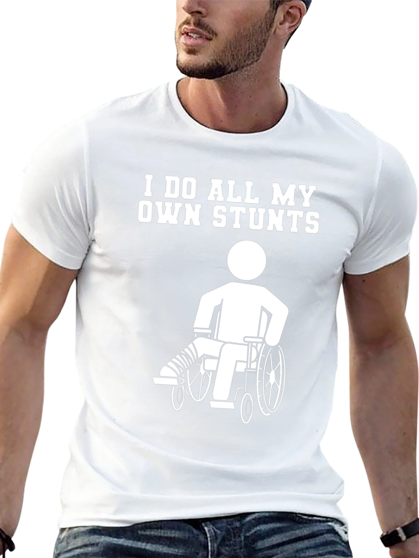 Funny I Do All My Own Stunts T-Shirt