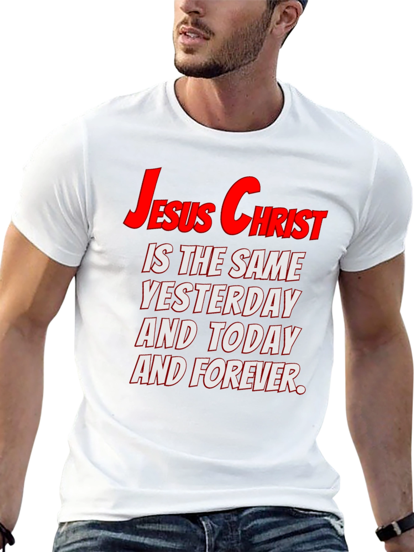 Jesus Christ Graphic Tee - Christian Faith Shirt