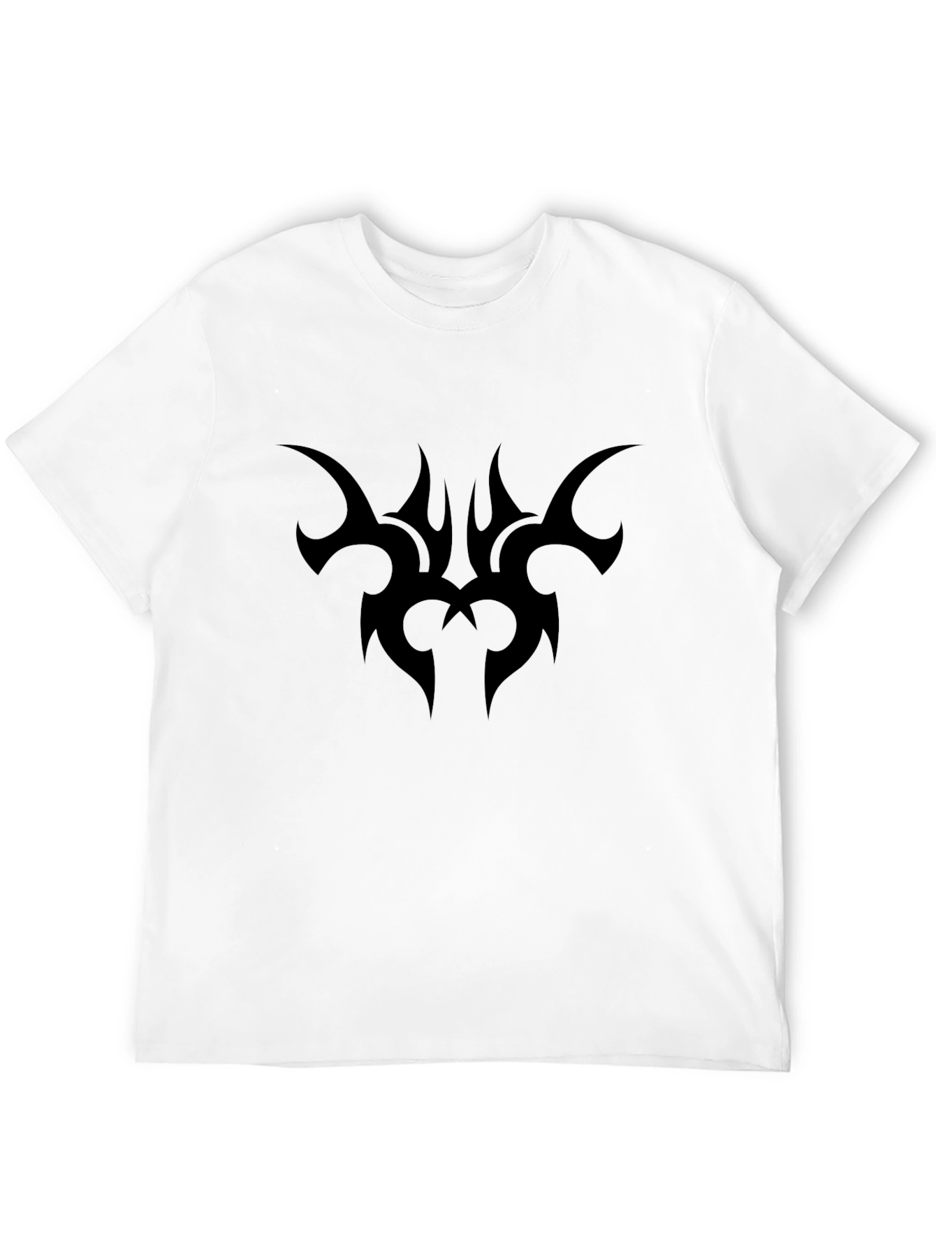 Black Tribal Tattoo Graphic T-Shirt for Men