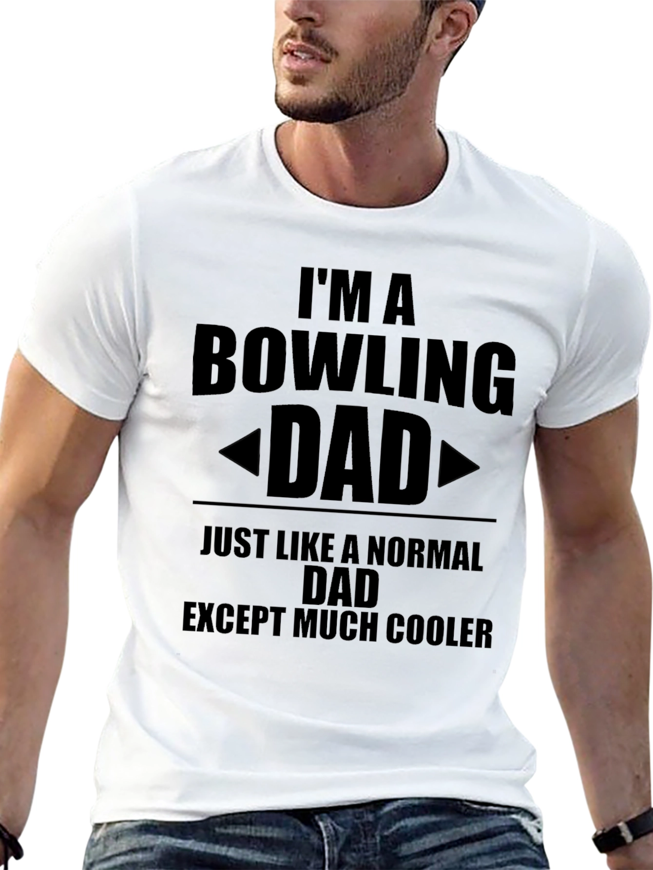 Bowling Dad T-Shirt - Cool Dad Edition!