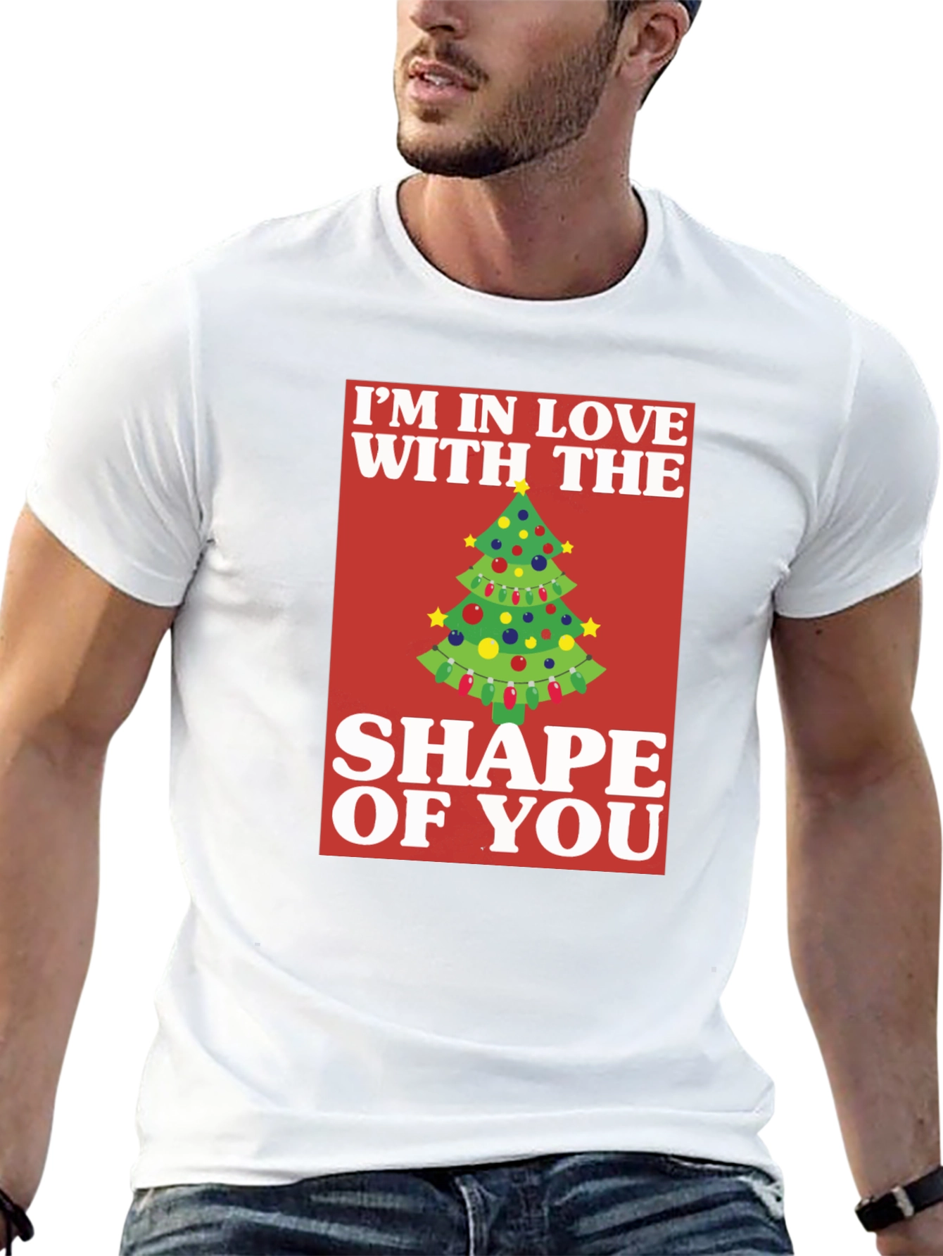 Shape of You Christmas Tree T-Shirt
