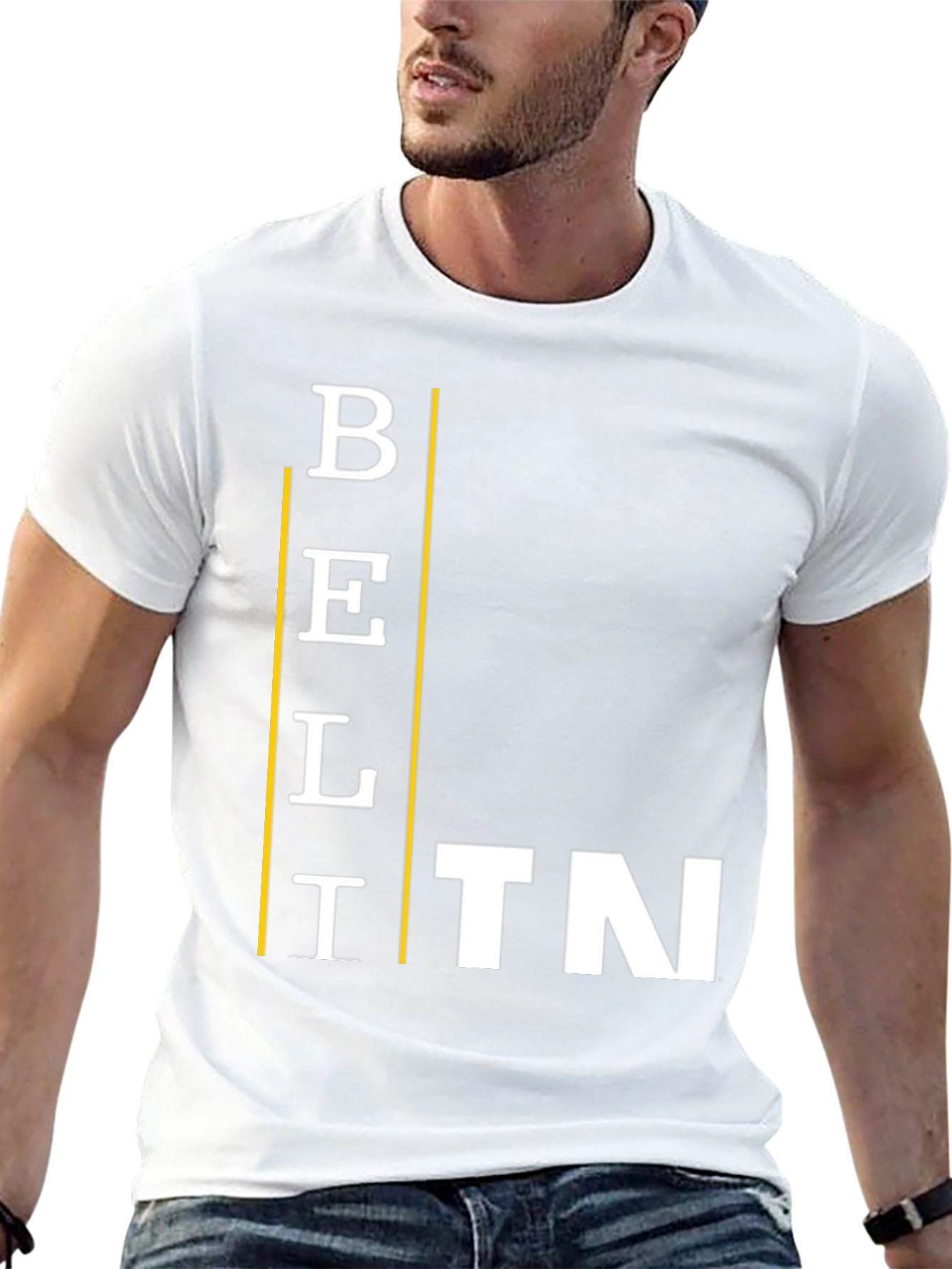 BELITN Graphic Tee - Black Cotton Blend