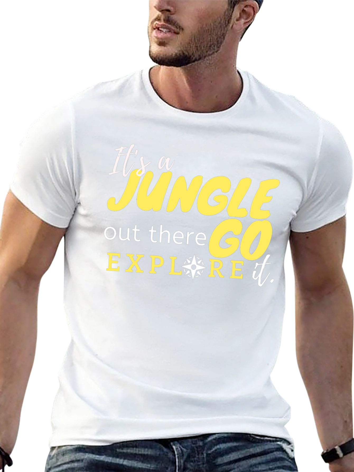 Jungle Explore Graphic Tee - Adventure Awaits!