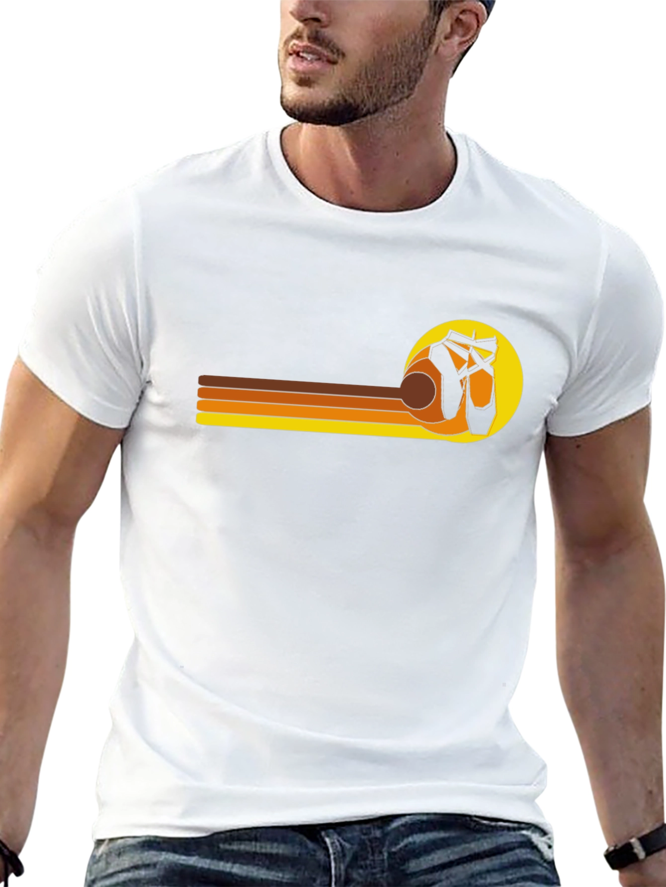 Ballet Retro Stripe Graphic T-Shirt