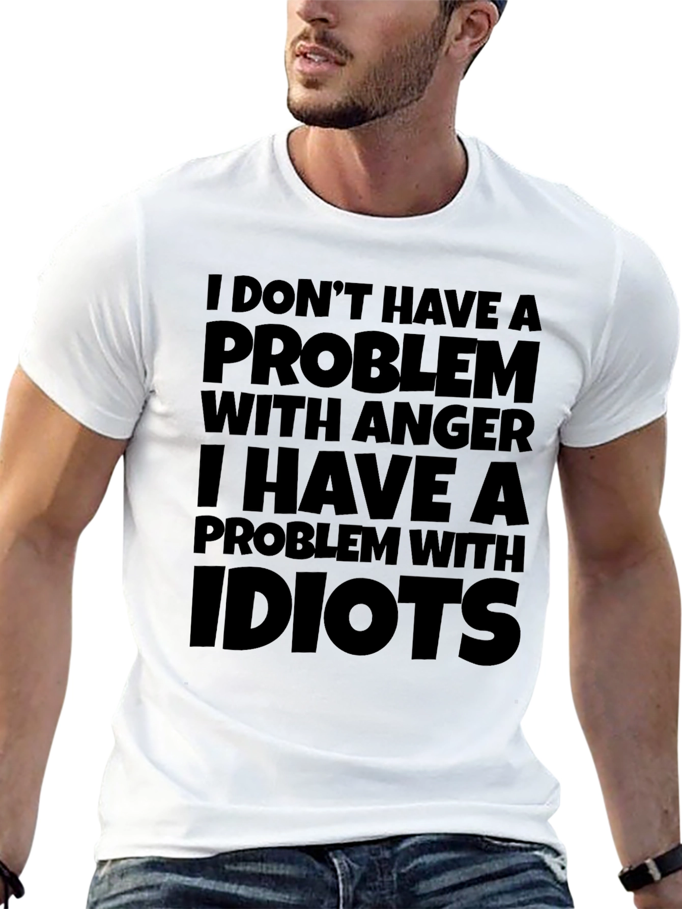 Funny Anger Problem Graphic T-Shirt