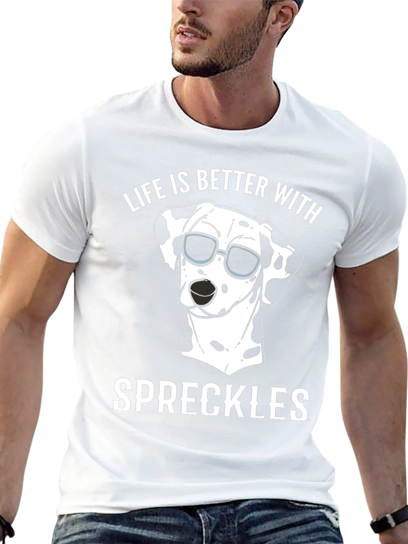 Life is Better with Speckles Dog T-Shirt