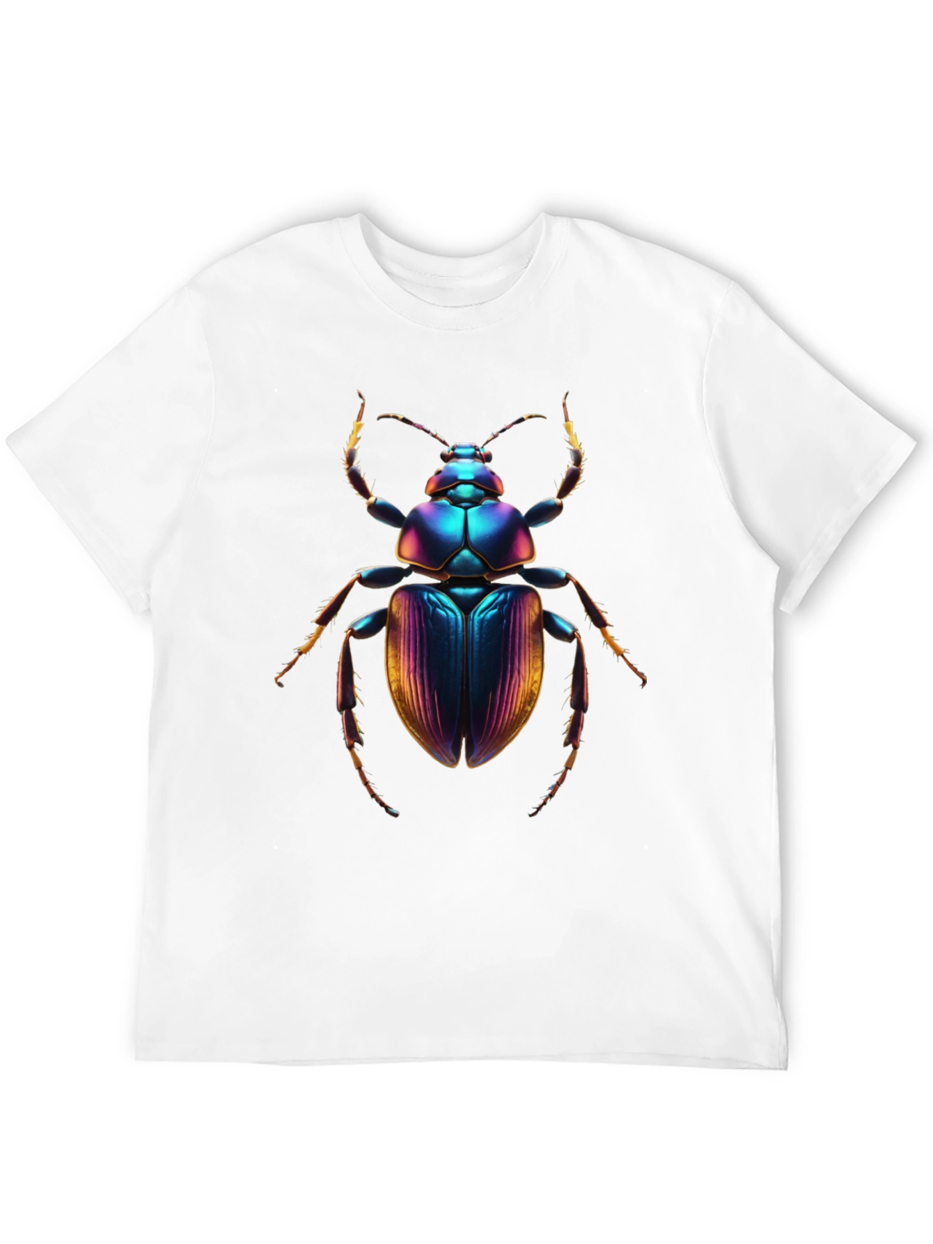 Iridescent Beetle Graphic T-Shirt