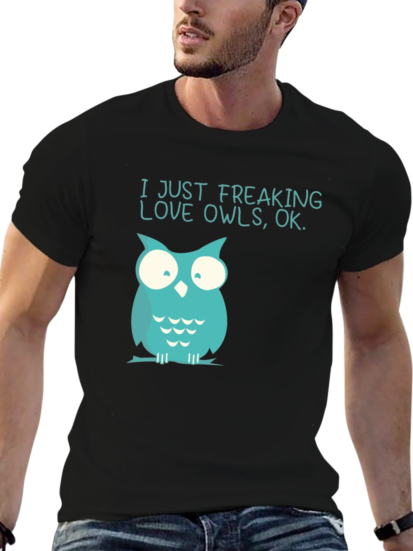 Funny Owl T-Shirt - I Just Freaking Love Owls