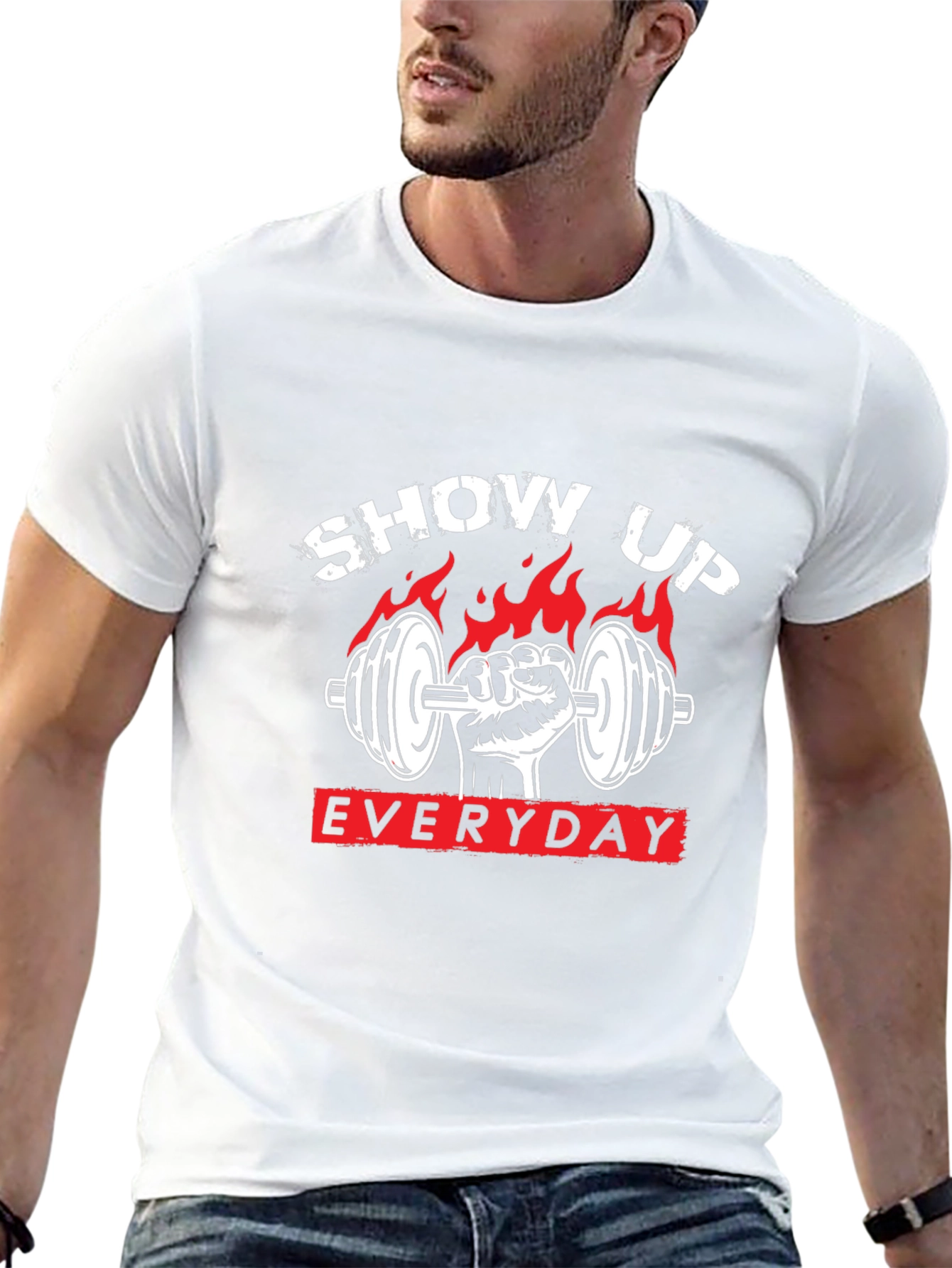Show Up Everyday Gym T-Shirt