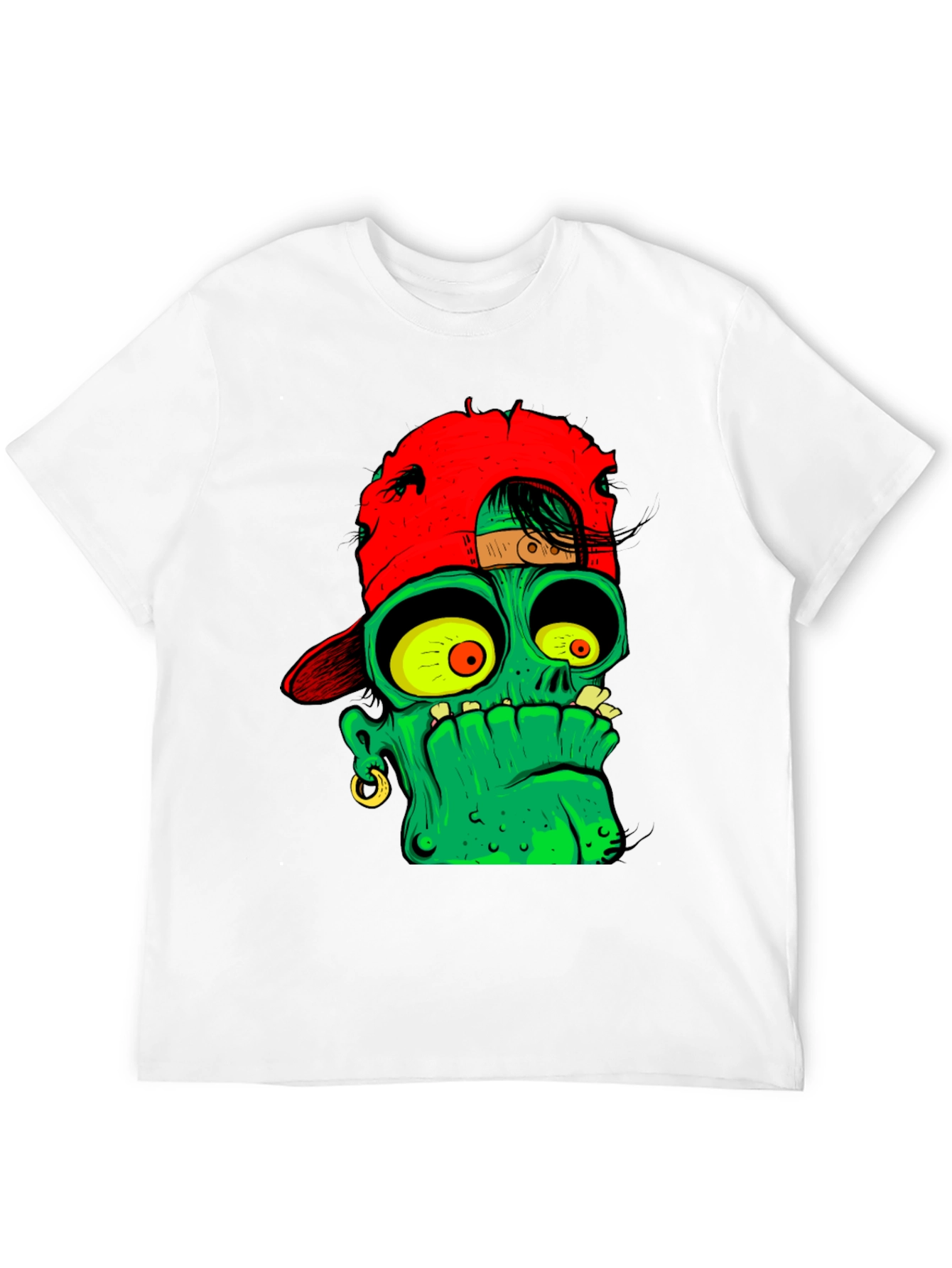 Zombie Cartoon Graphic T-Shirt