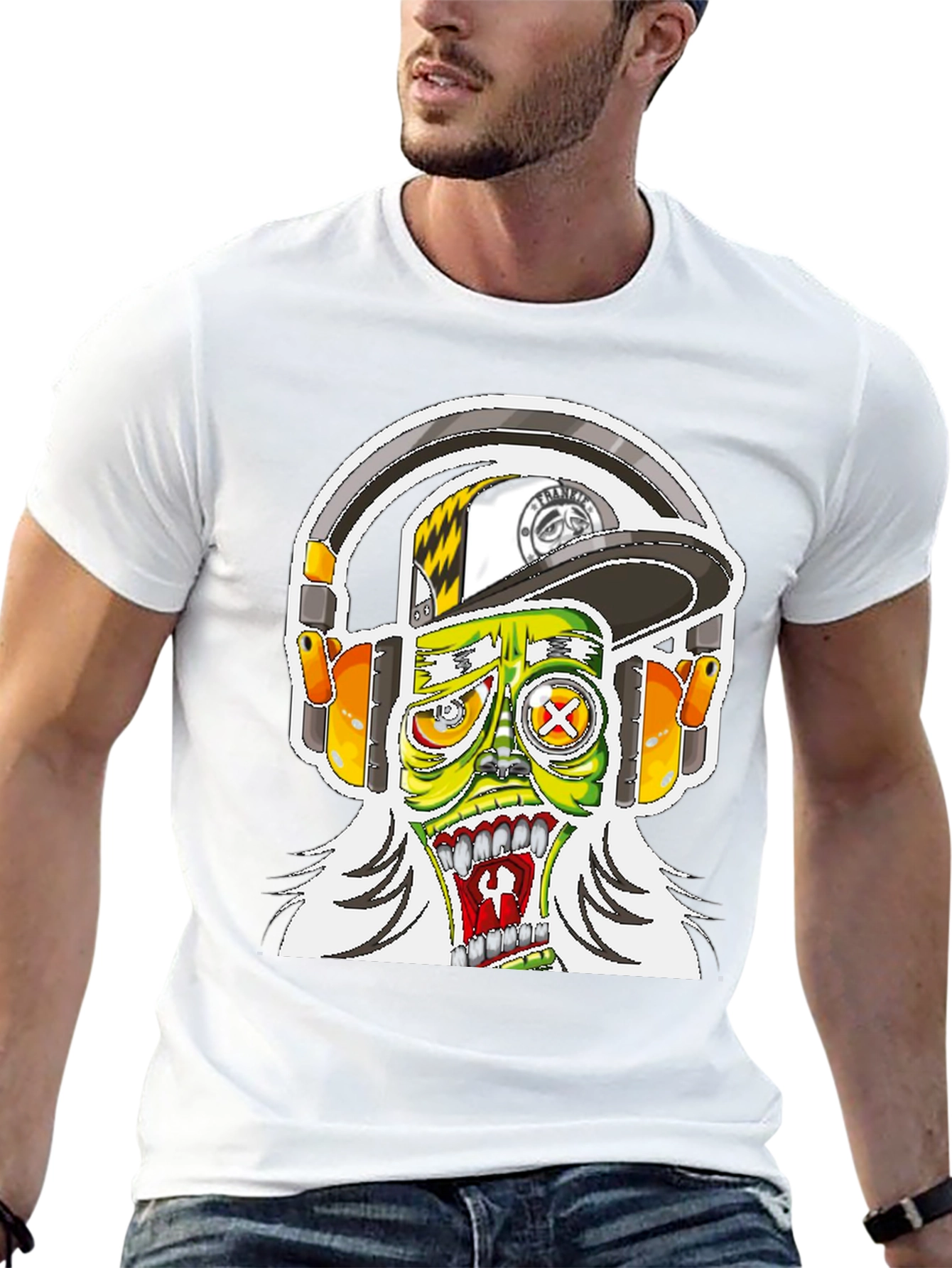 Zombie DJ Graphic Tee - Cool Music Lover Shirt