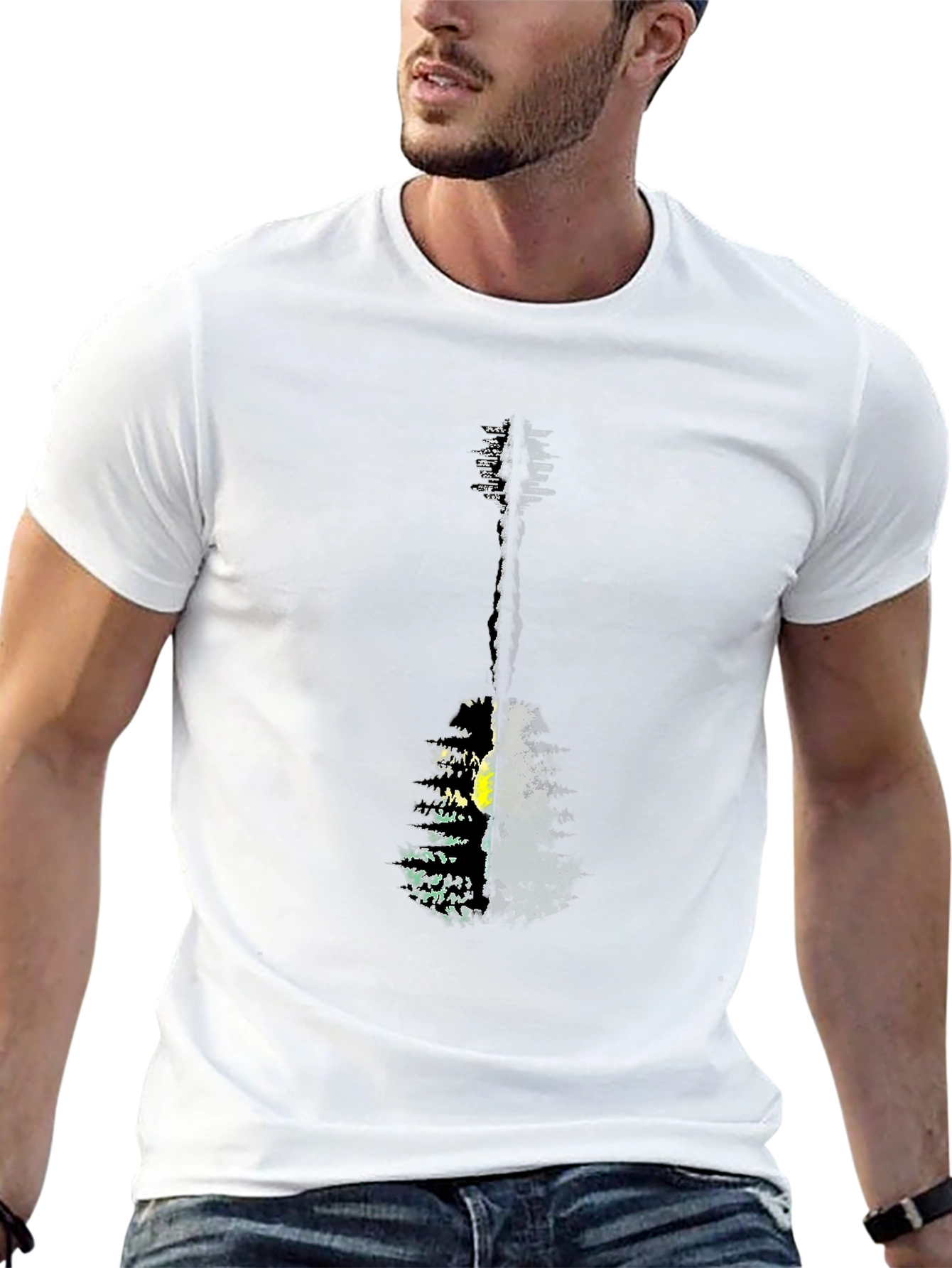 Nature Guitar Graphic Tee