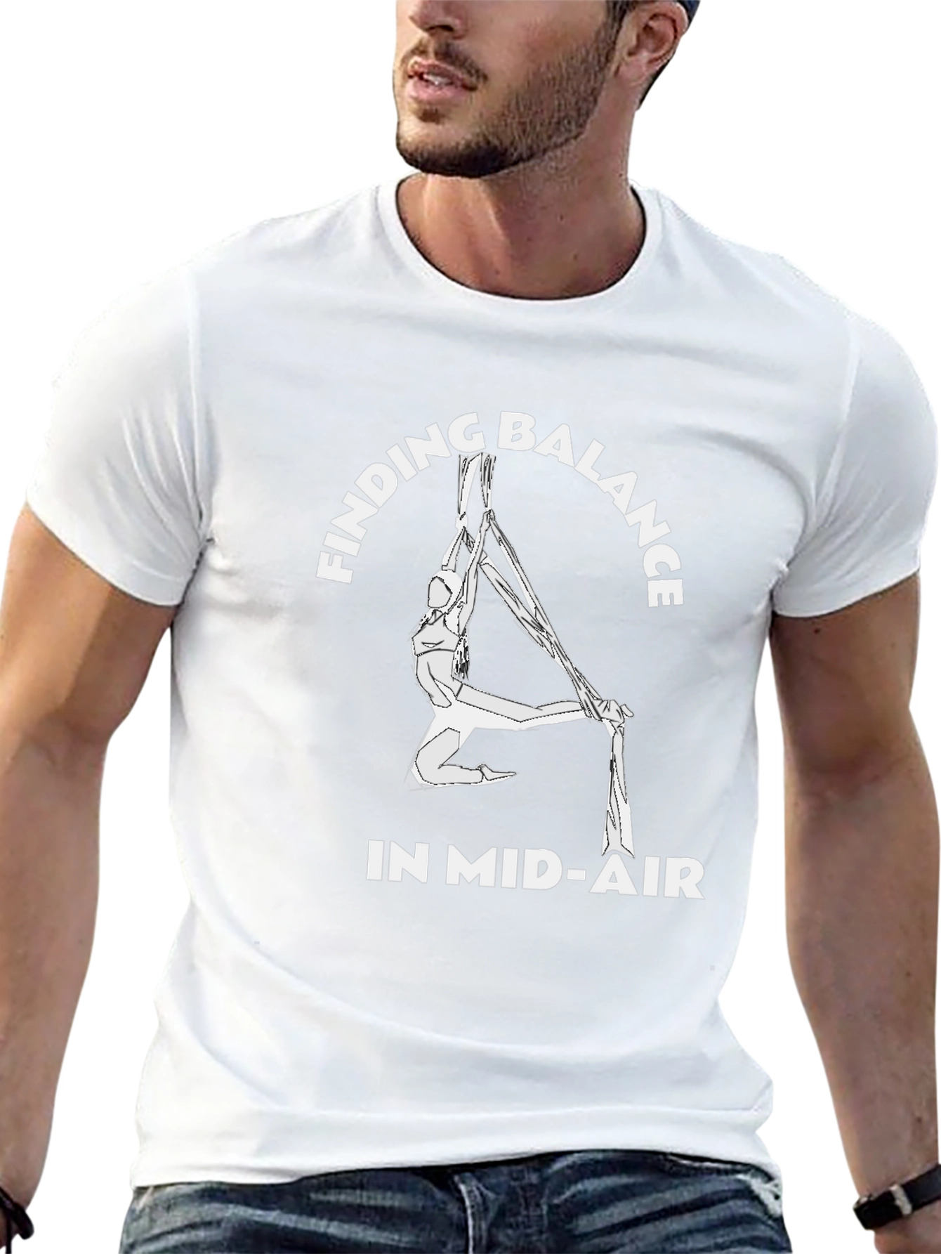 Finding Balance Tee - Aerial Silks T-Shirt