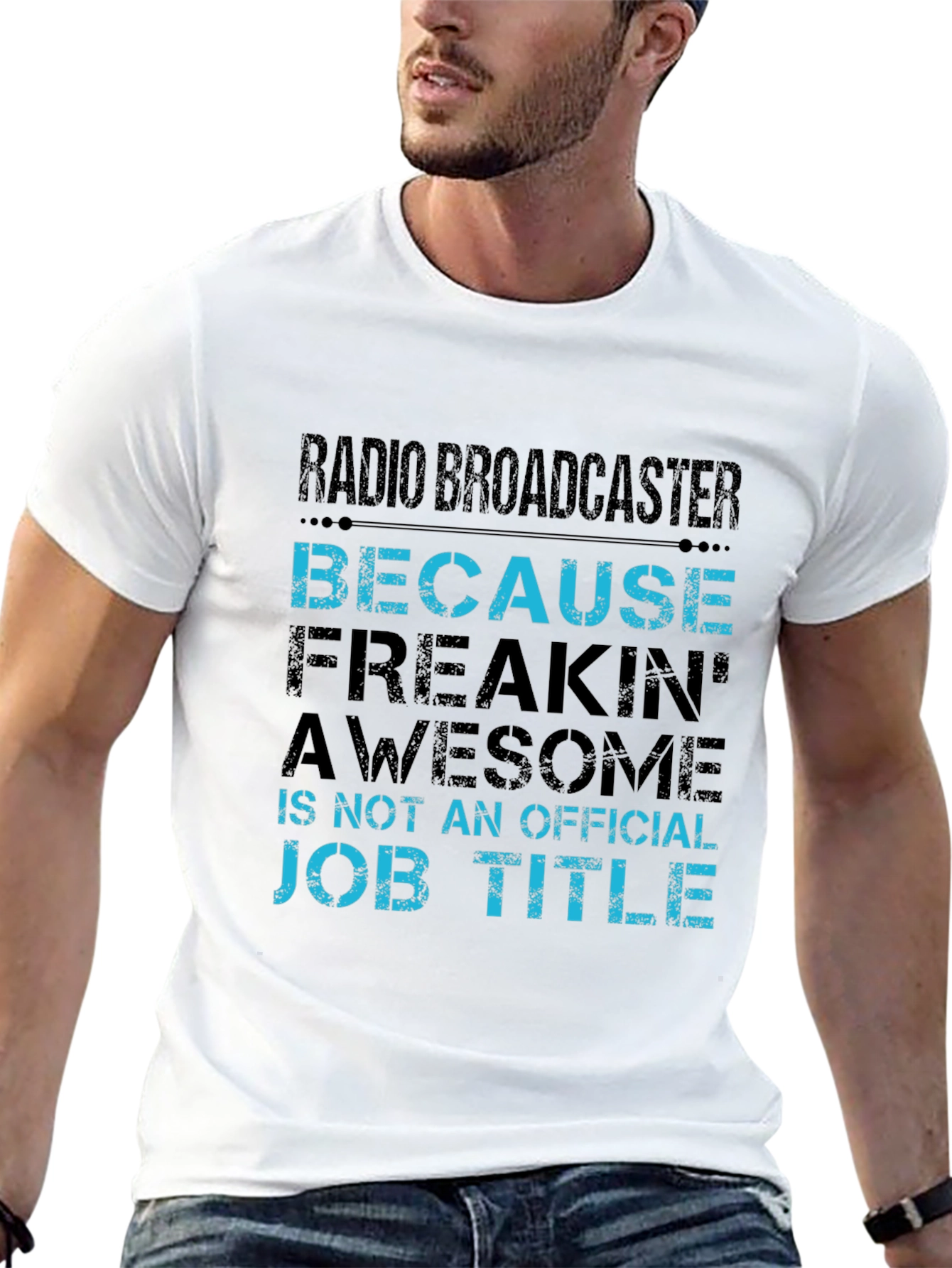 Radio Broadcaster Job Title T-Shirt