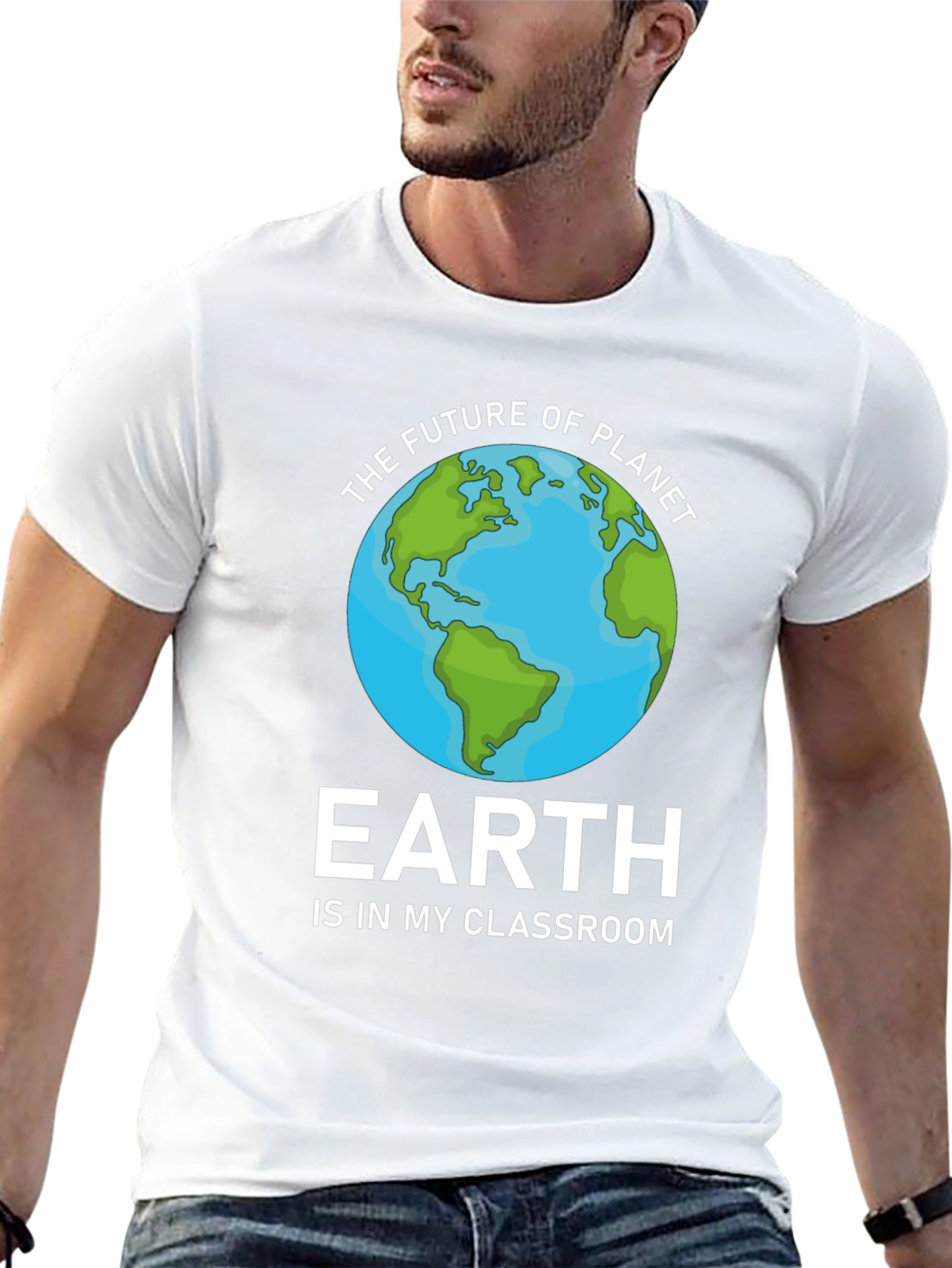 Planet Earth Teacher T-Shirt