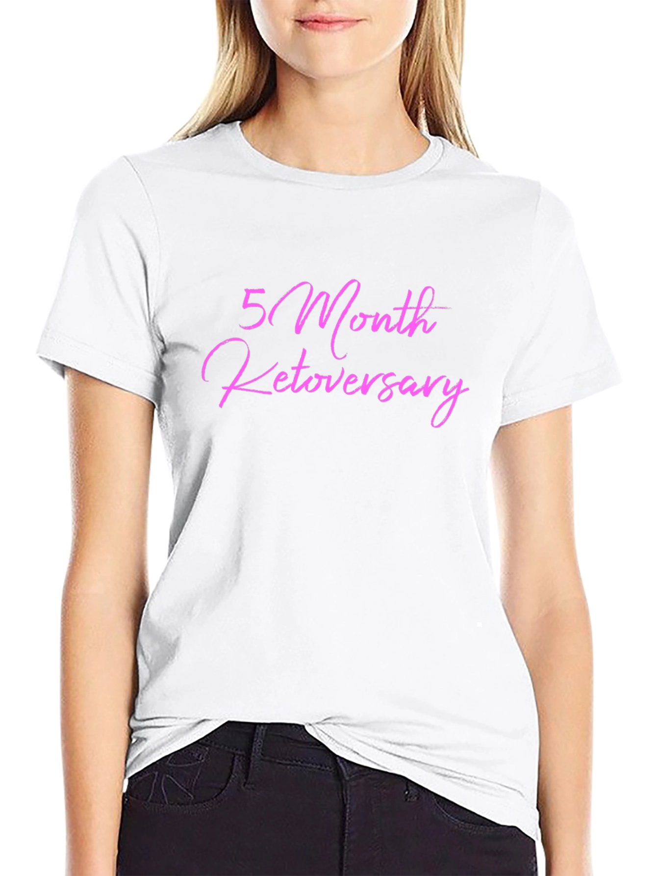 5 Month Ketoversary Black T-Shirt