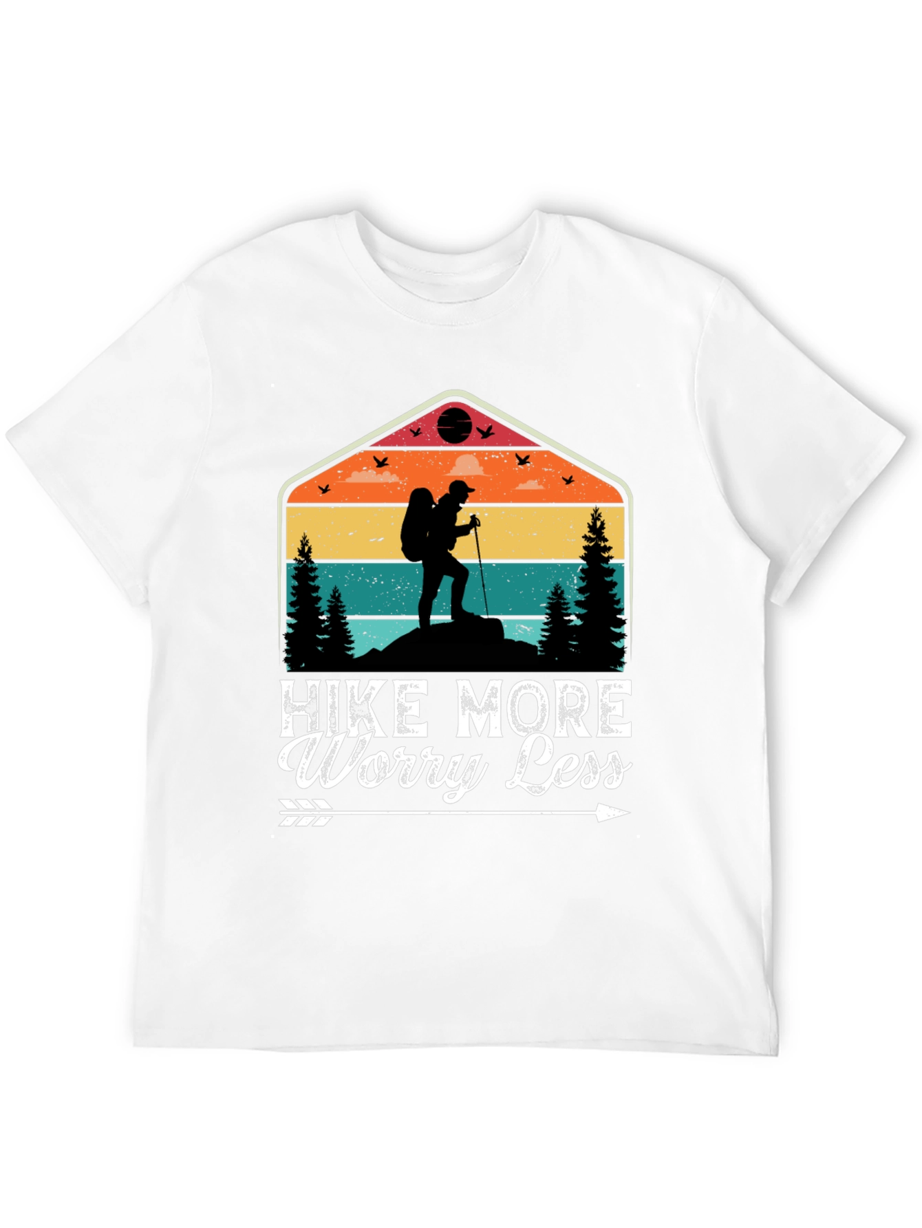 Hike More Worry Less Graphic Tee