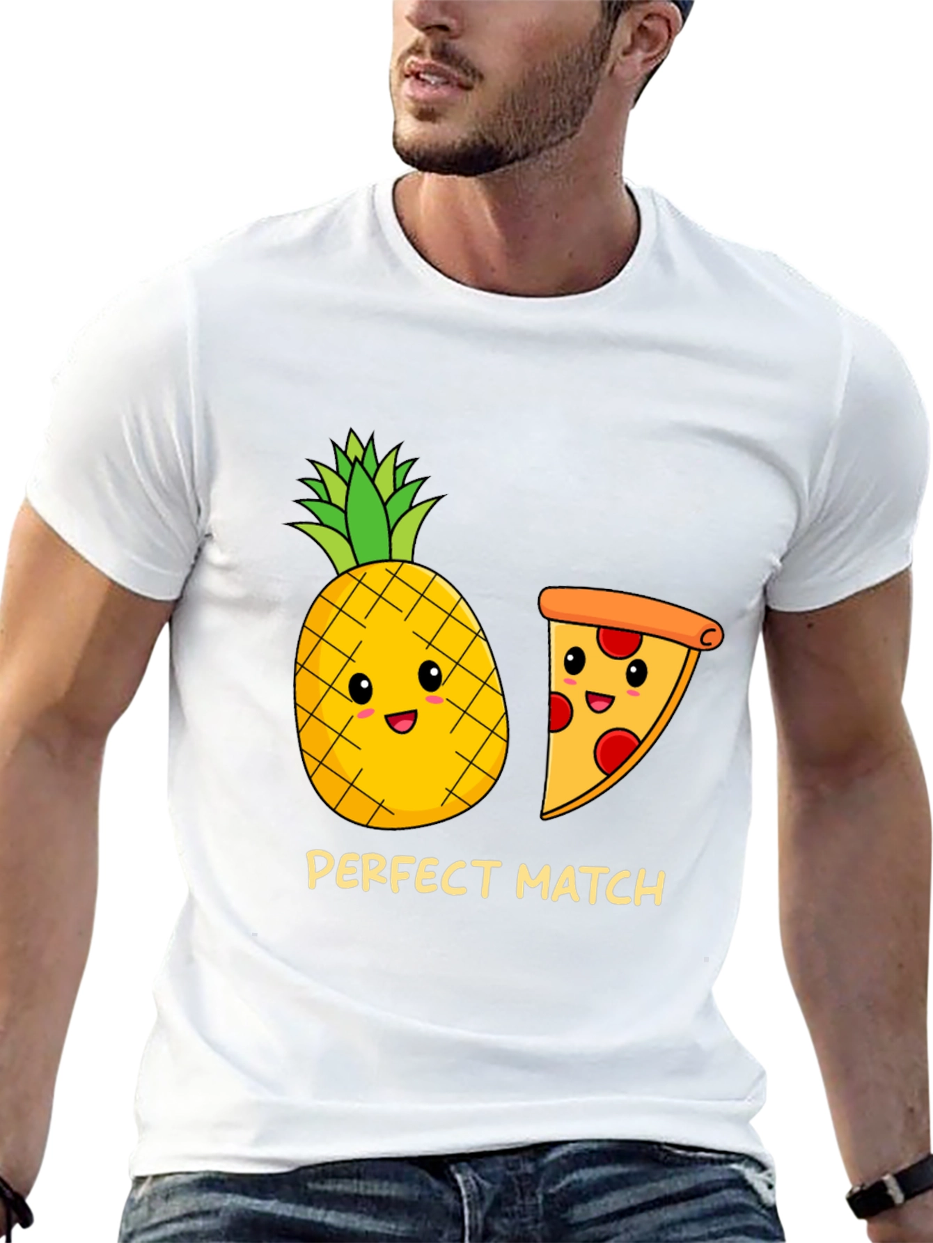 Perfect Match Pineapple Pizza Graphic Tee