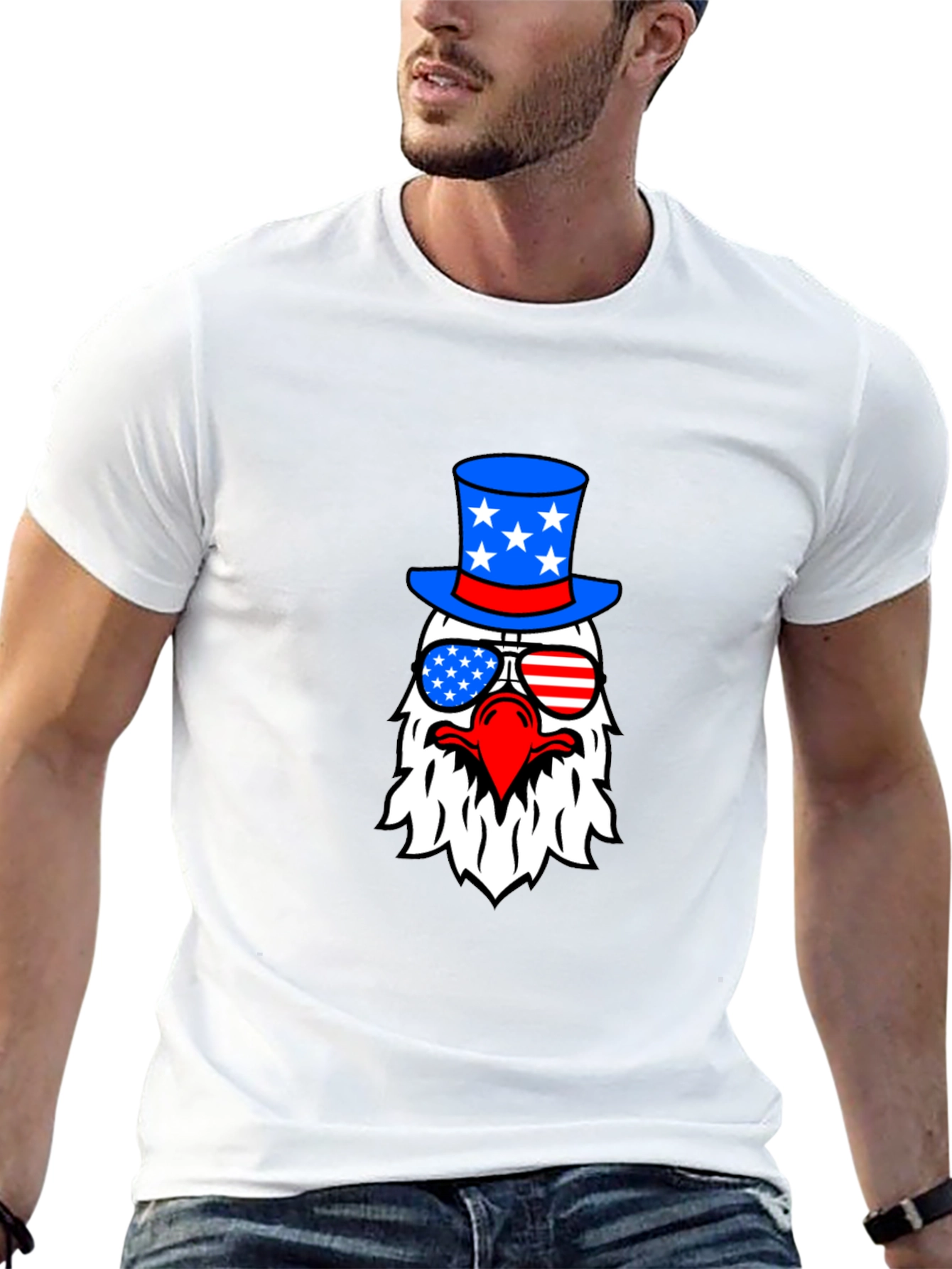 Patriotic Eagle Graphic Tee