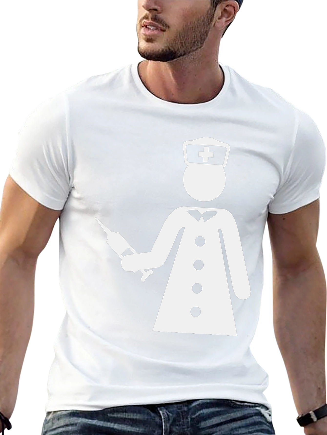 Funny Nurse T-Shirt - Graphic Tee - Black