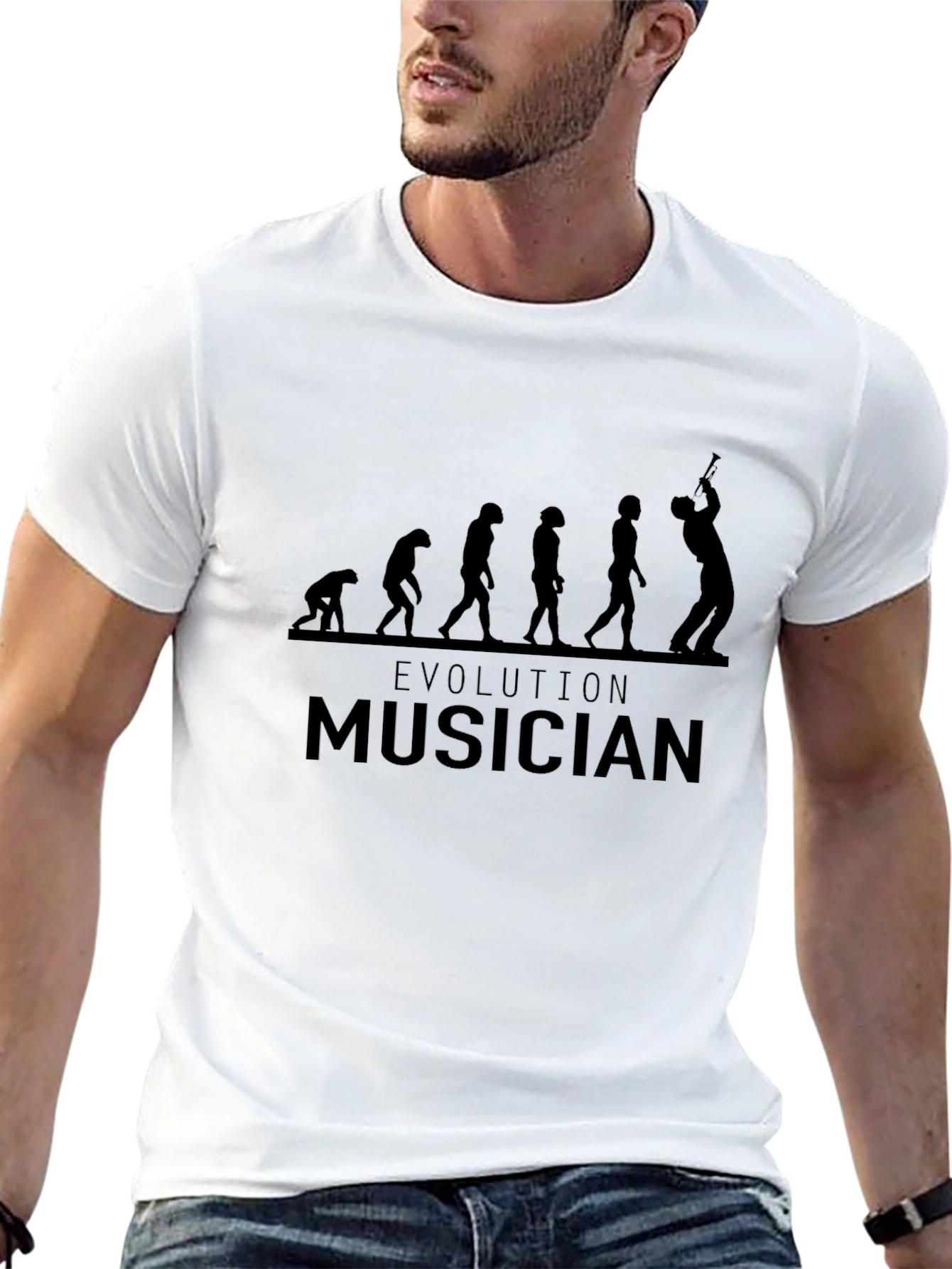 Evolution Musician Black T-Shirt