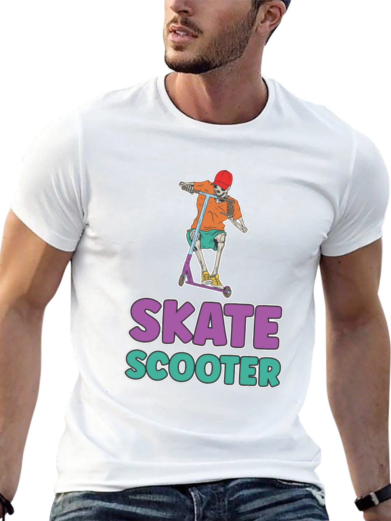 Skate Scooter Graphic Tee