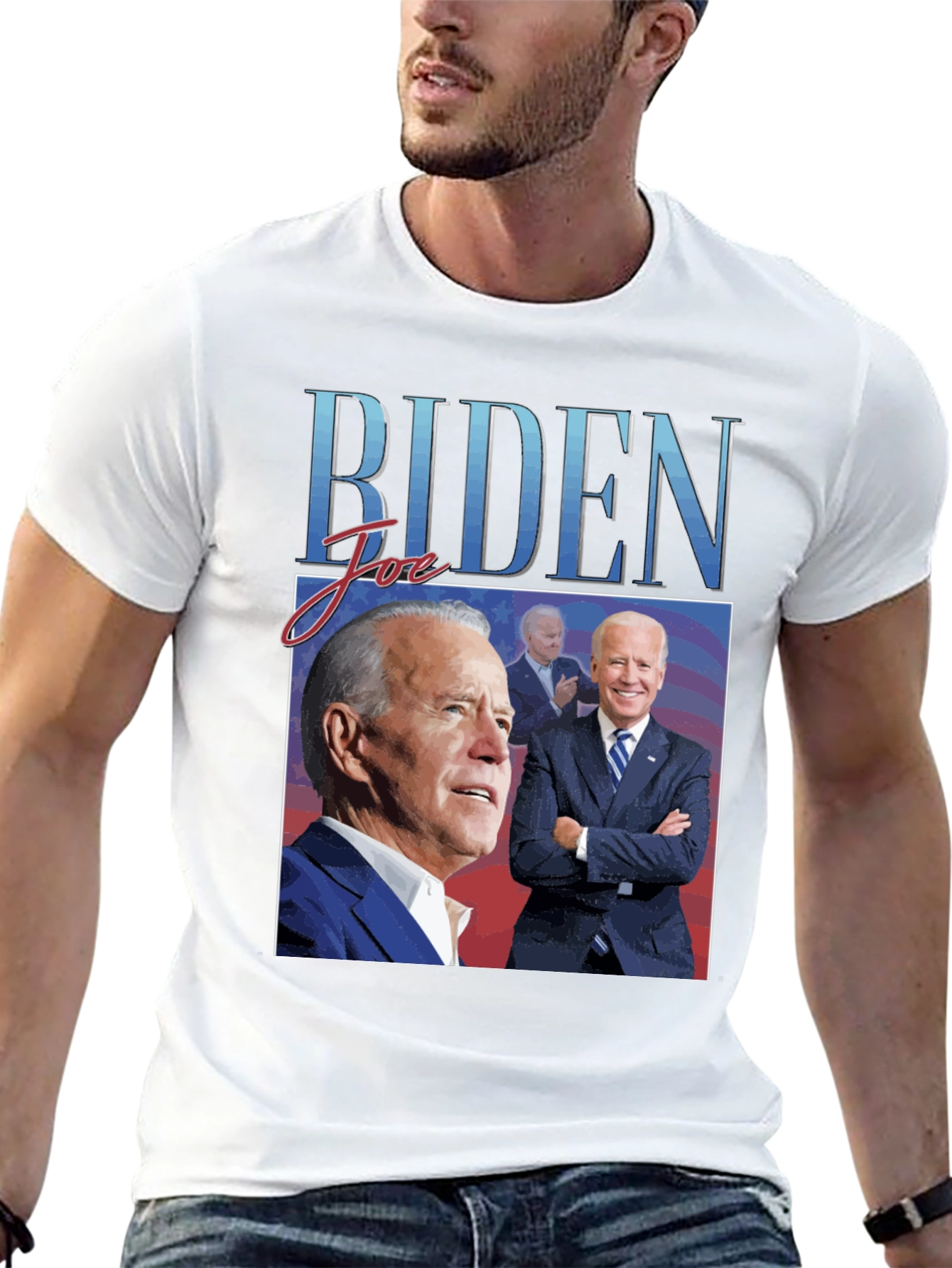 Biden Graphic Tee - Retro Political T-Shirt