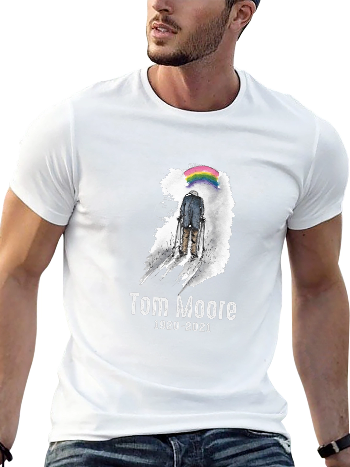 Tom Moore Memorial Black T-Shirt