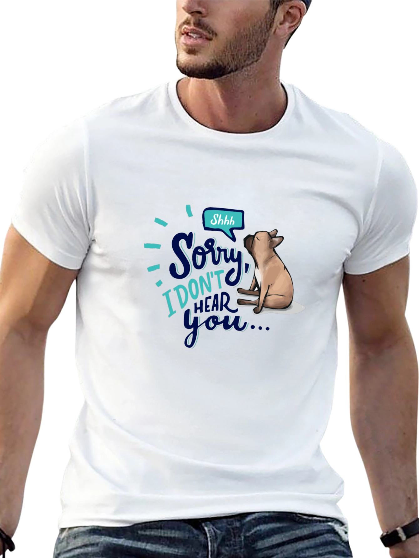 Sorry I Dont Hear You Graphic T-Shirt