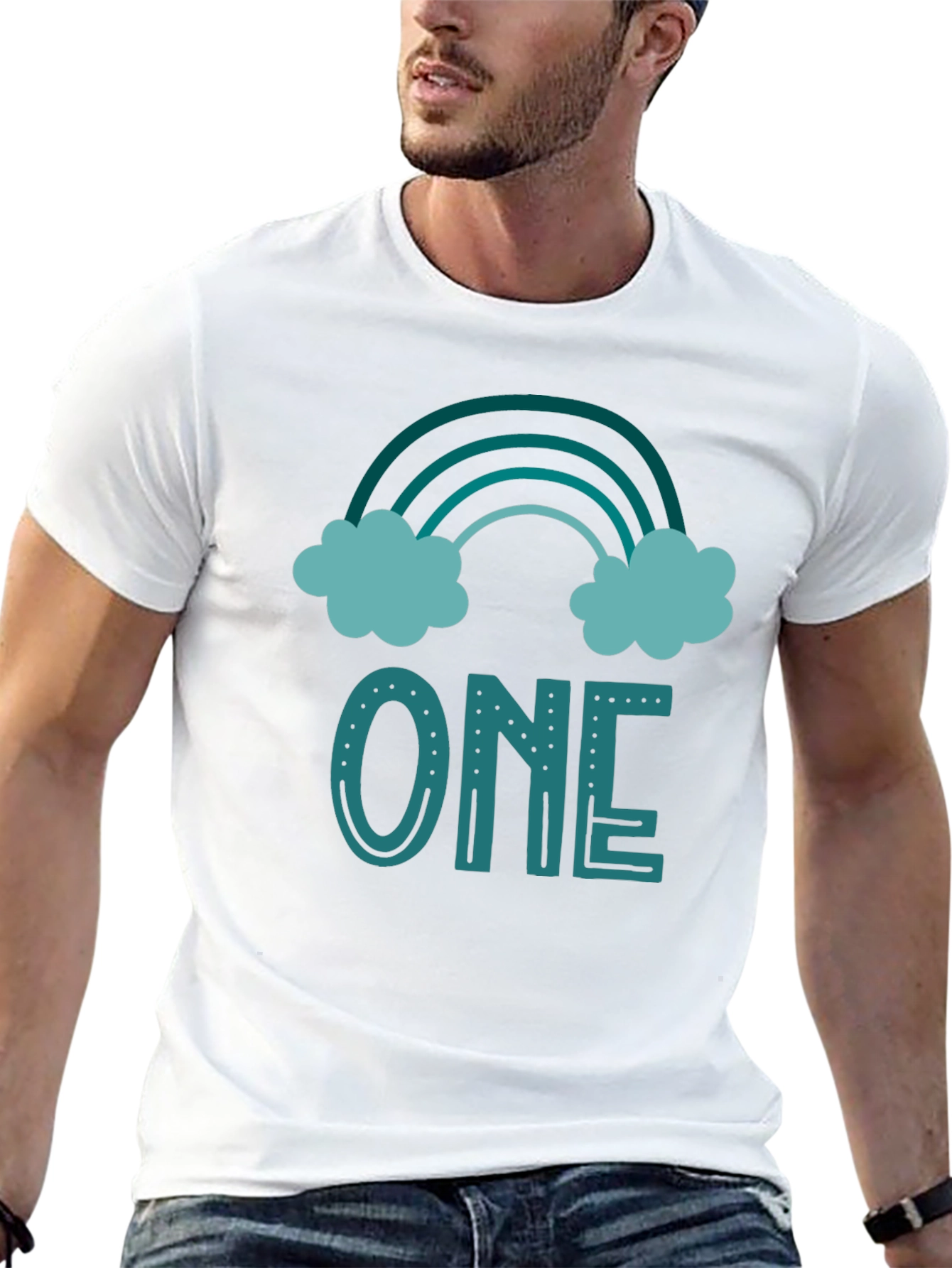 First Birthday Rainbow One T-Shirt