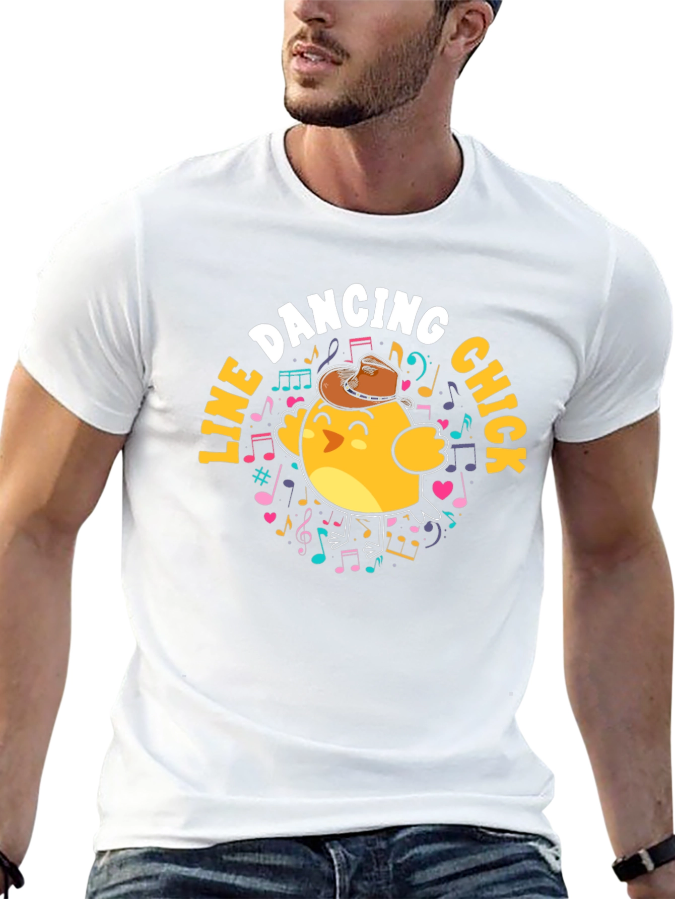 Line Dancing Chick T-Shirt - Country Western Style