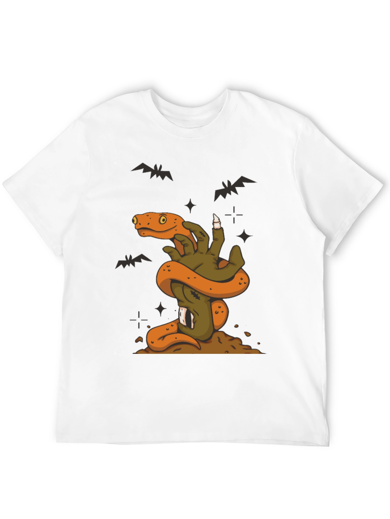 Halloween Zombie Hand Snake T-Shirt