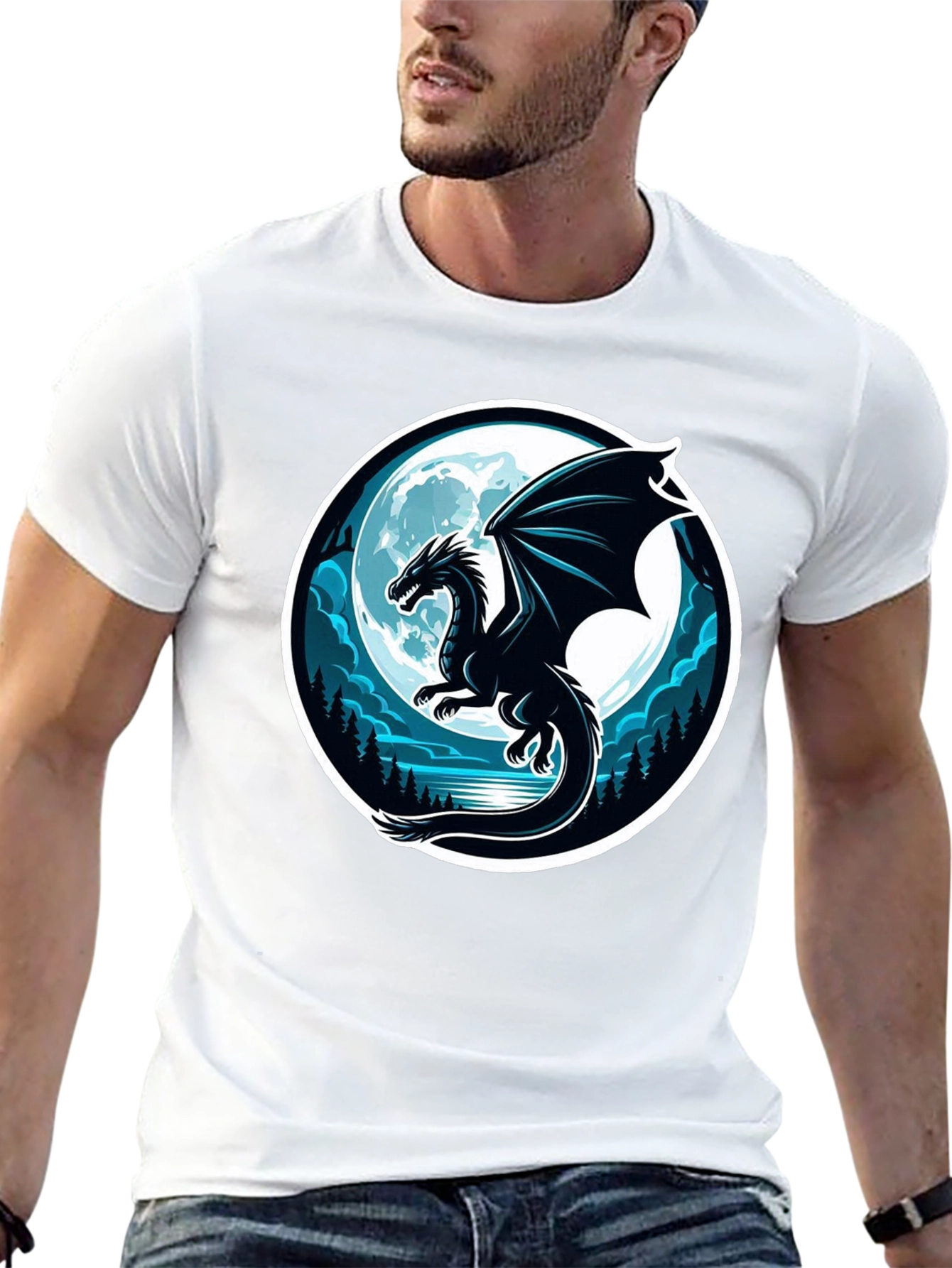 Dragon Moon Graphic Tee