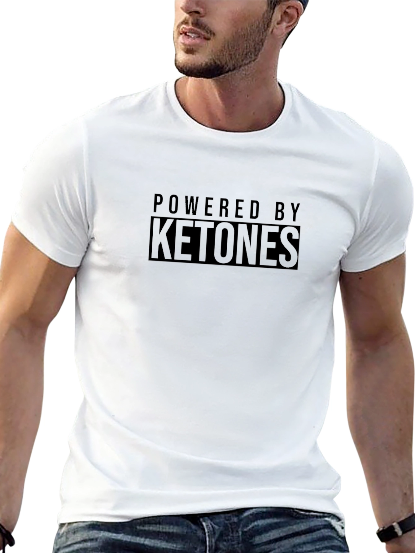 Powered by Ketones Black T-Shirt
